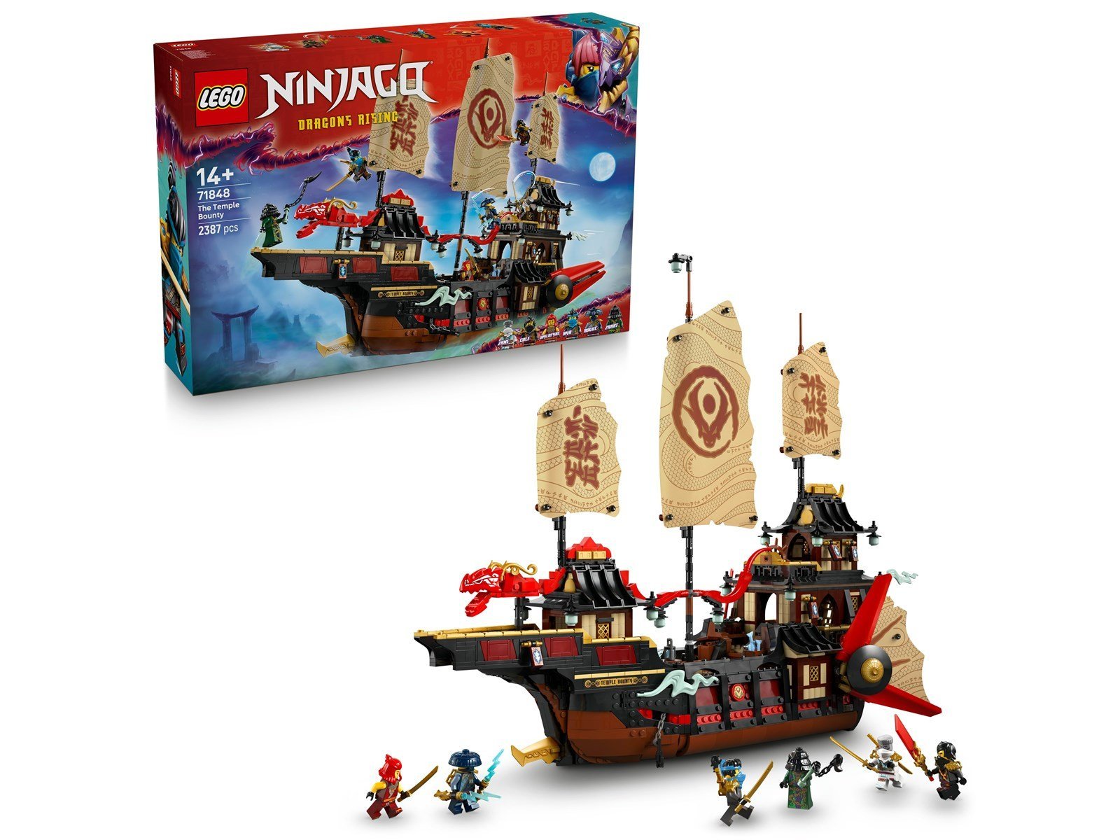 LEGO Ninjago 71848 Der Tempel-Flugsegler