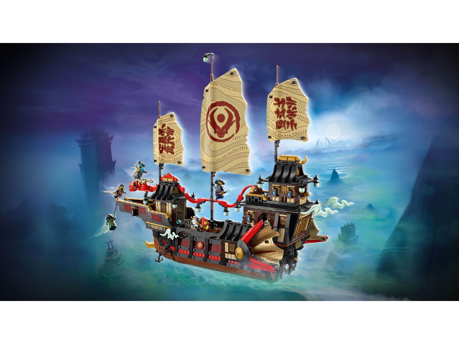 LEGO Ninjago 71848 Der Tempel-Flugsegler
