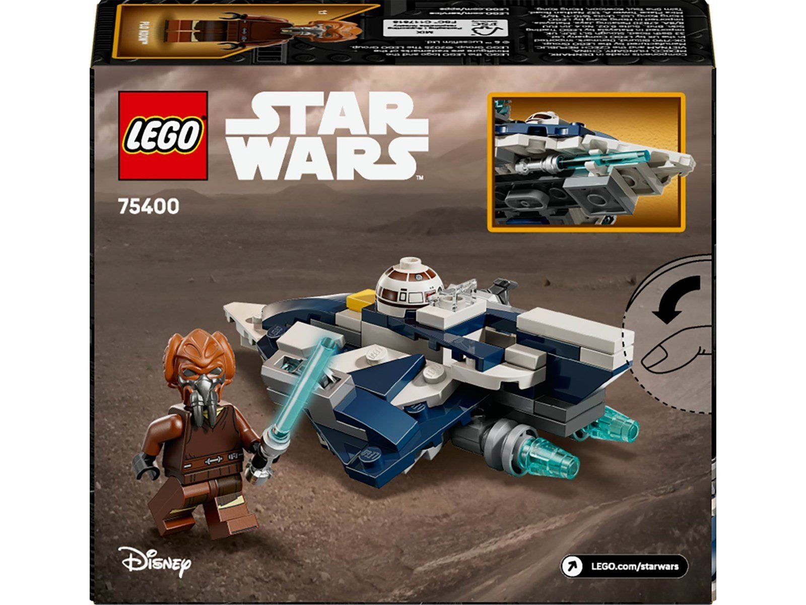 LEGO Star Wars 75400 Plo Koons Jedi Starfighter™ Microfighter