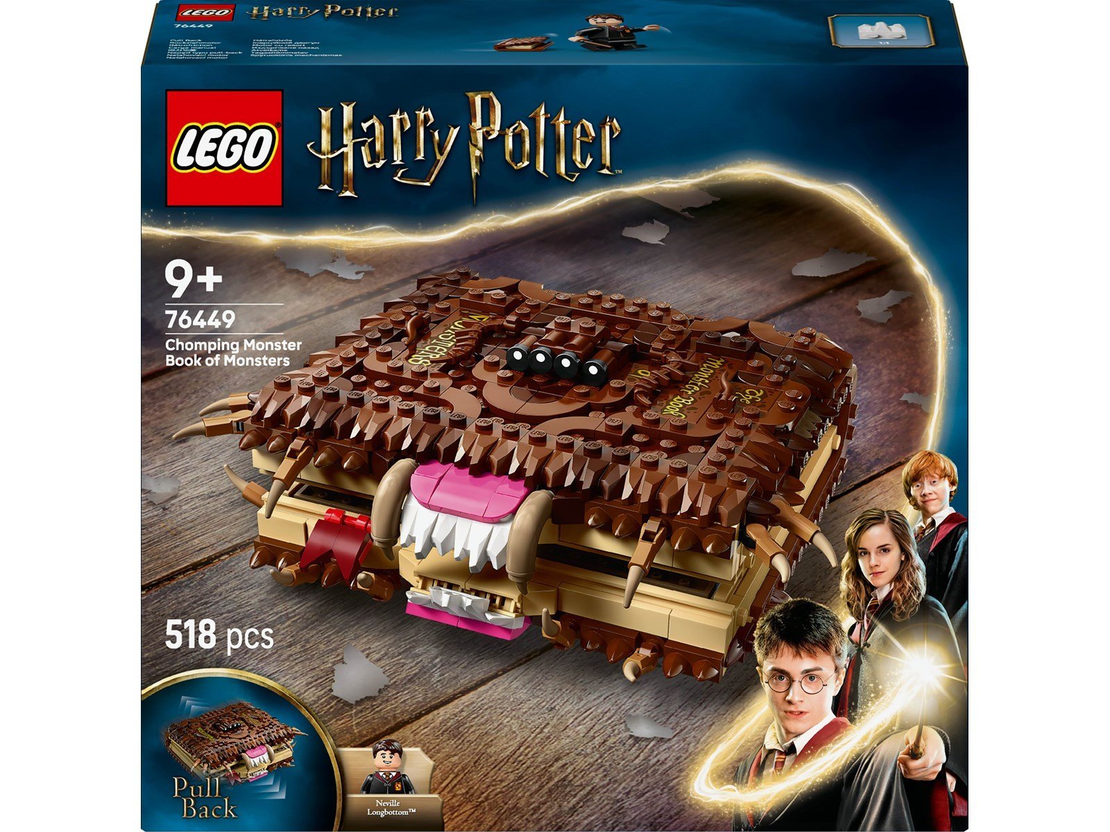 LEGO Harry Potter 76449 Beißendes Monsterbuch der Monster