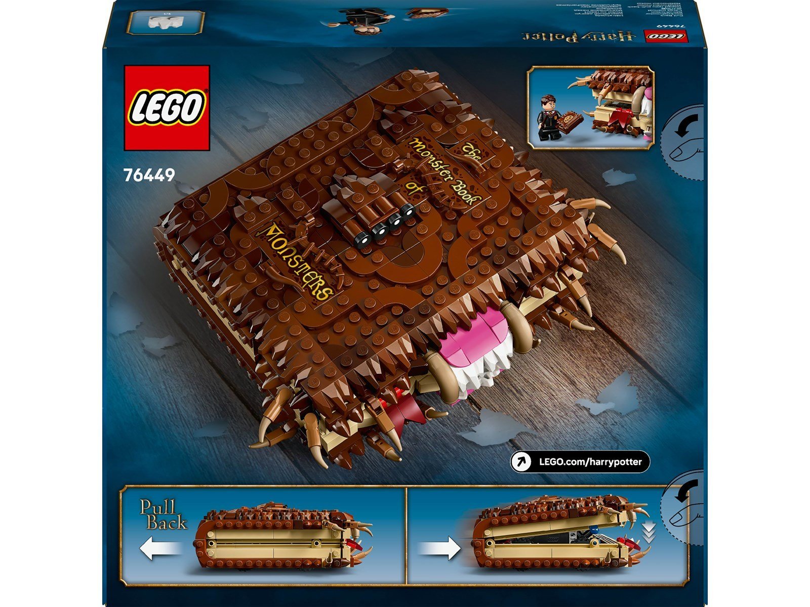 LEGO Harry Potter 76449 Beißendes Monsterbuch der Monster