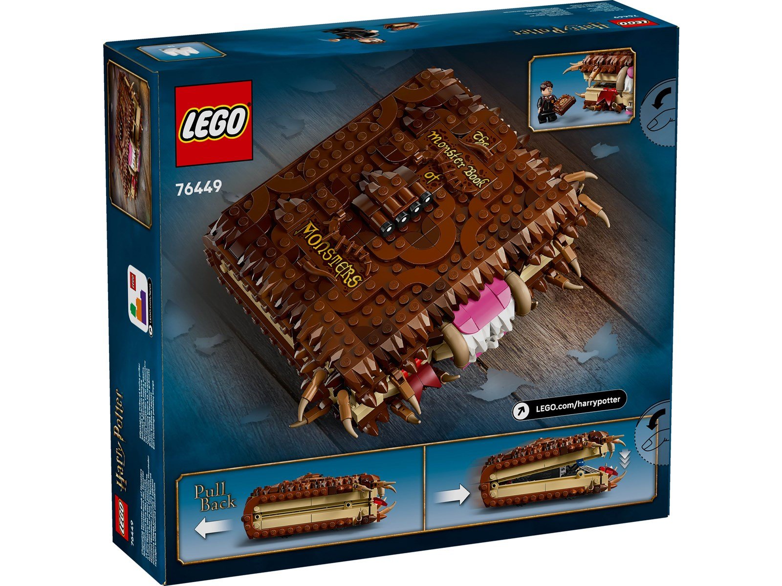 LEGO Harry Potter 76449 Beißendes Monsterbuch der Monster