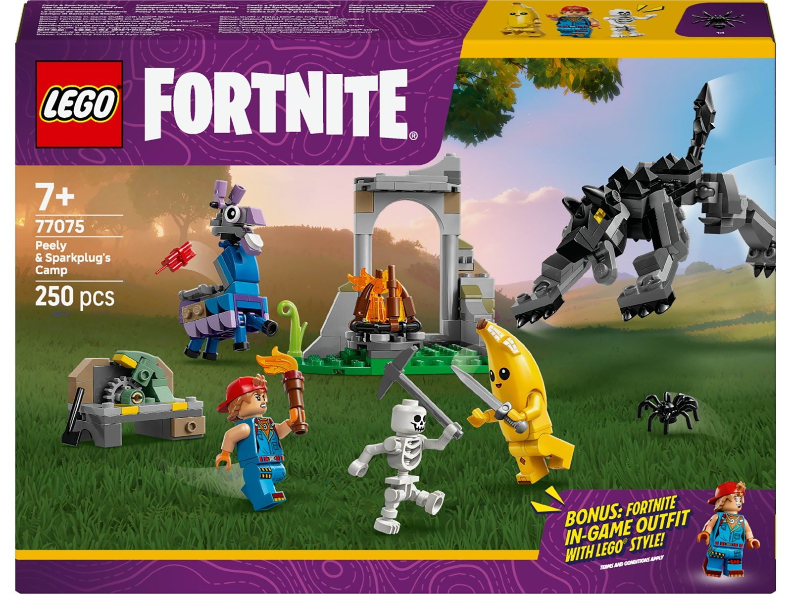 LEGO FORTNITE 77075 Das Lager von Schali und der Zündkerzenkünstlerin