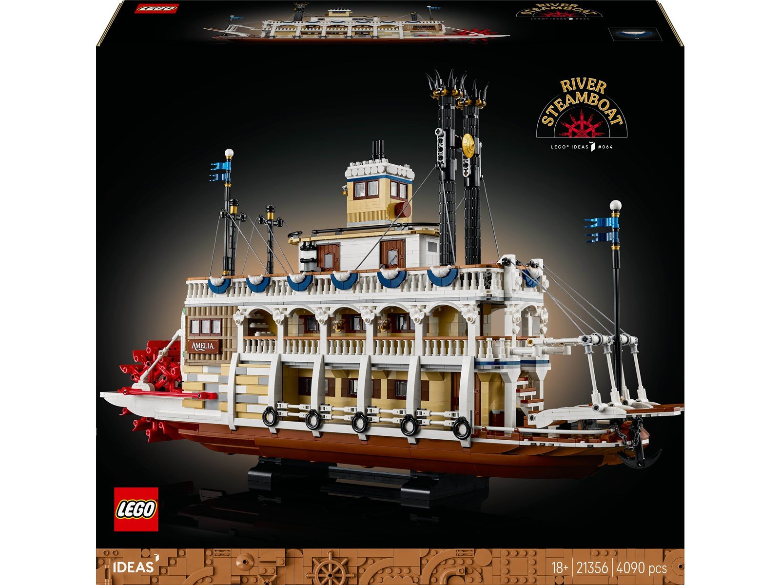 LEGO Ideas 21356 Flussraddampfer