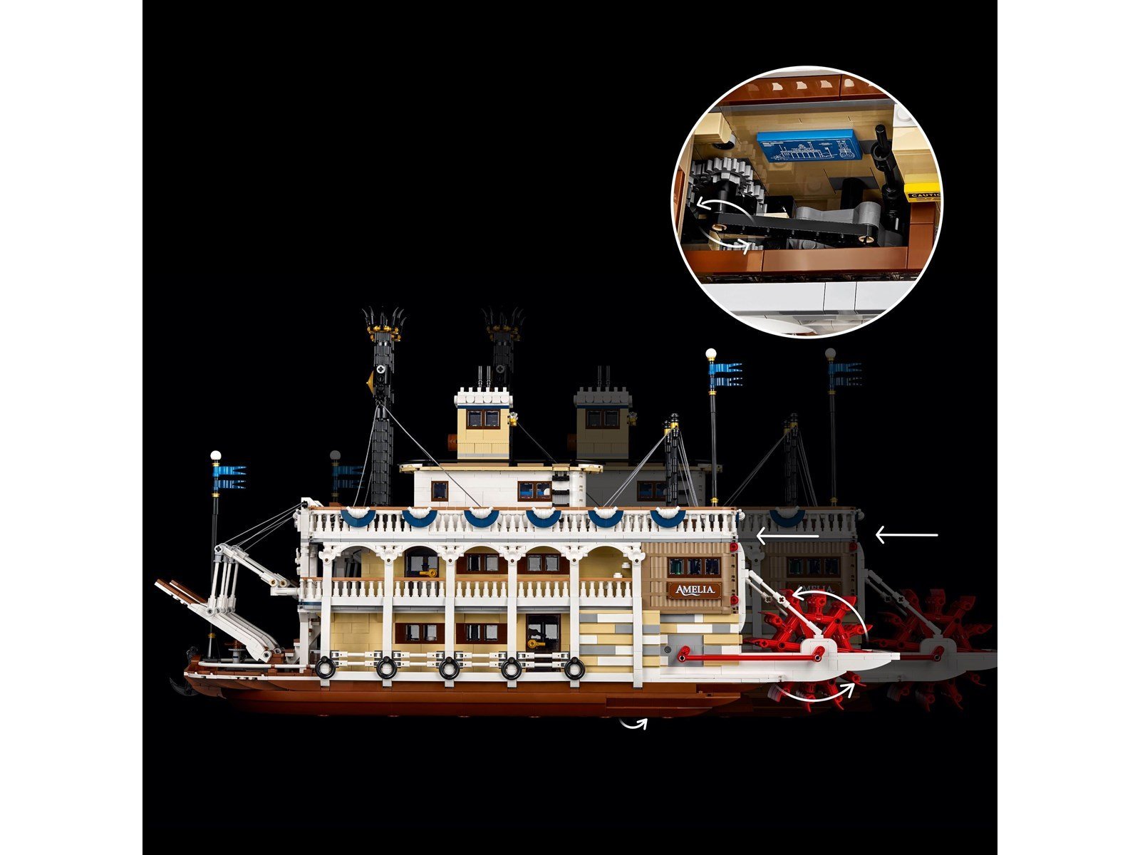 LEGO Ideas 21356 Flussraddampfer