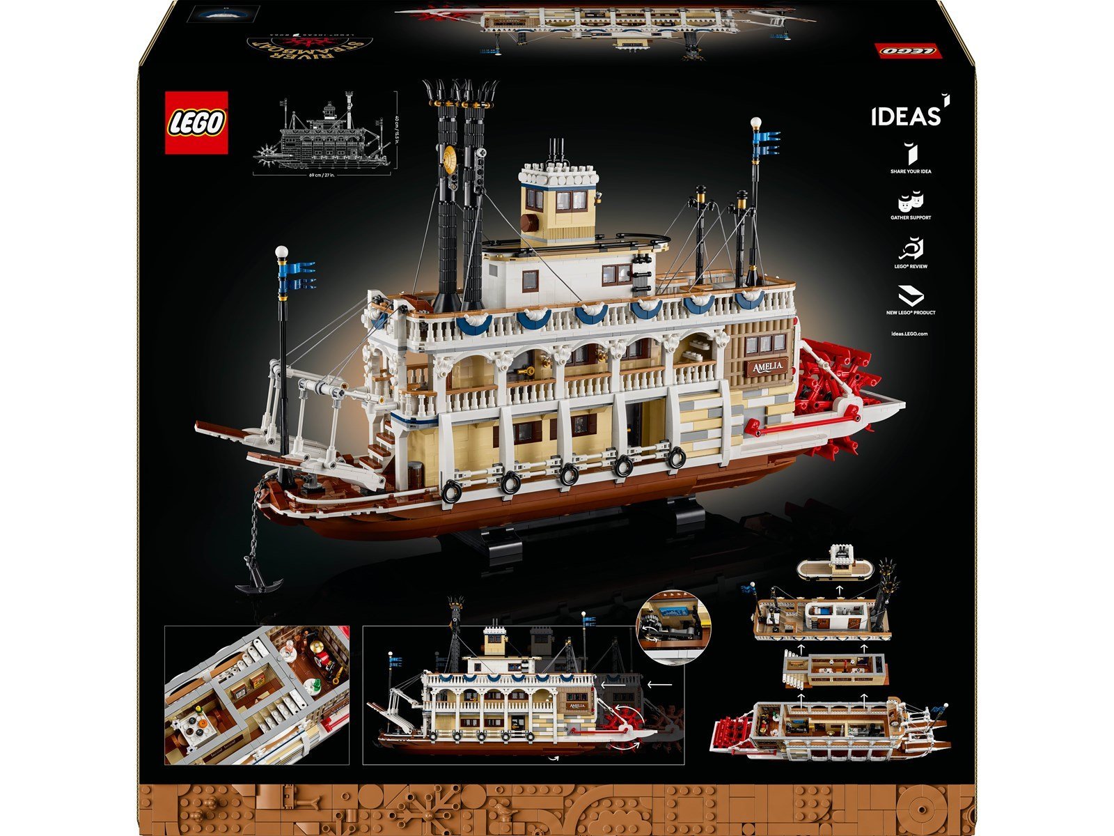 LEGO Ideas 21356 Flussraddampfer