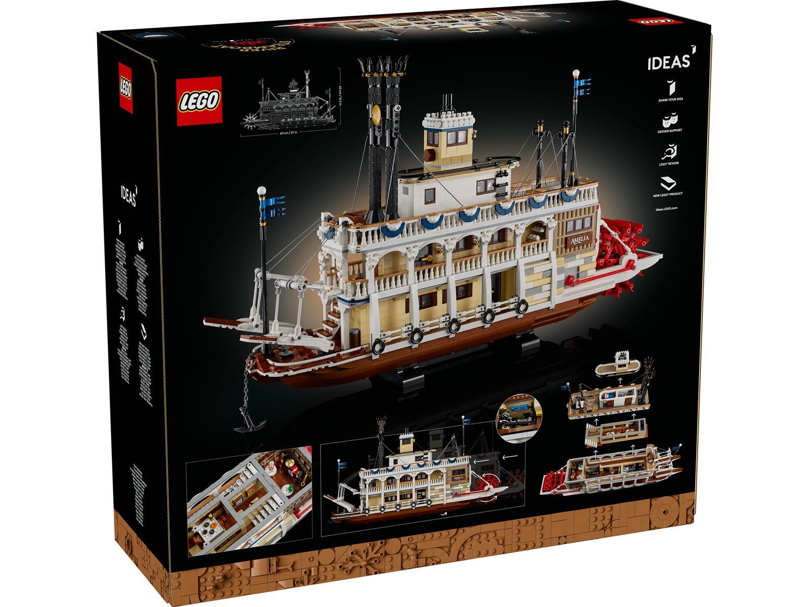 LEGO Ideas 21356 Flussraddampfer