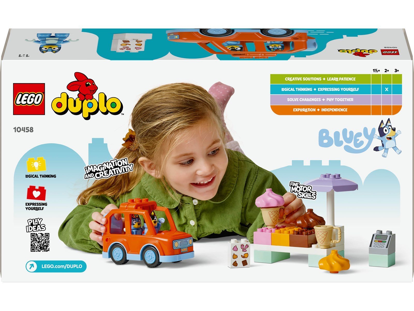 LEGO 10458 Ausflug zur Eisdiele mit Bluey