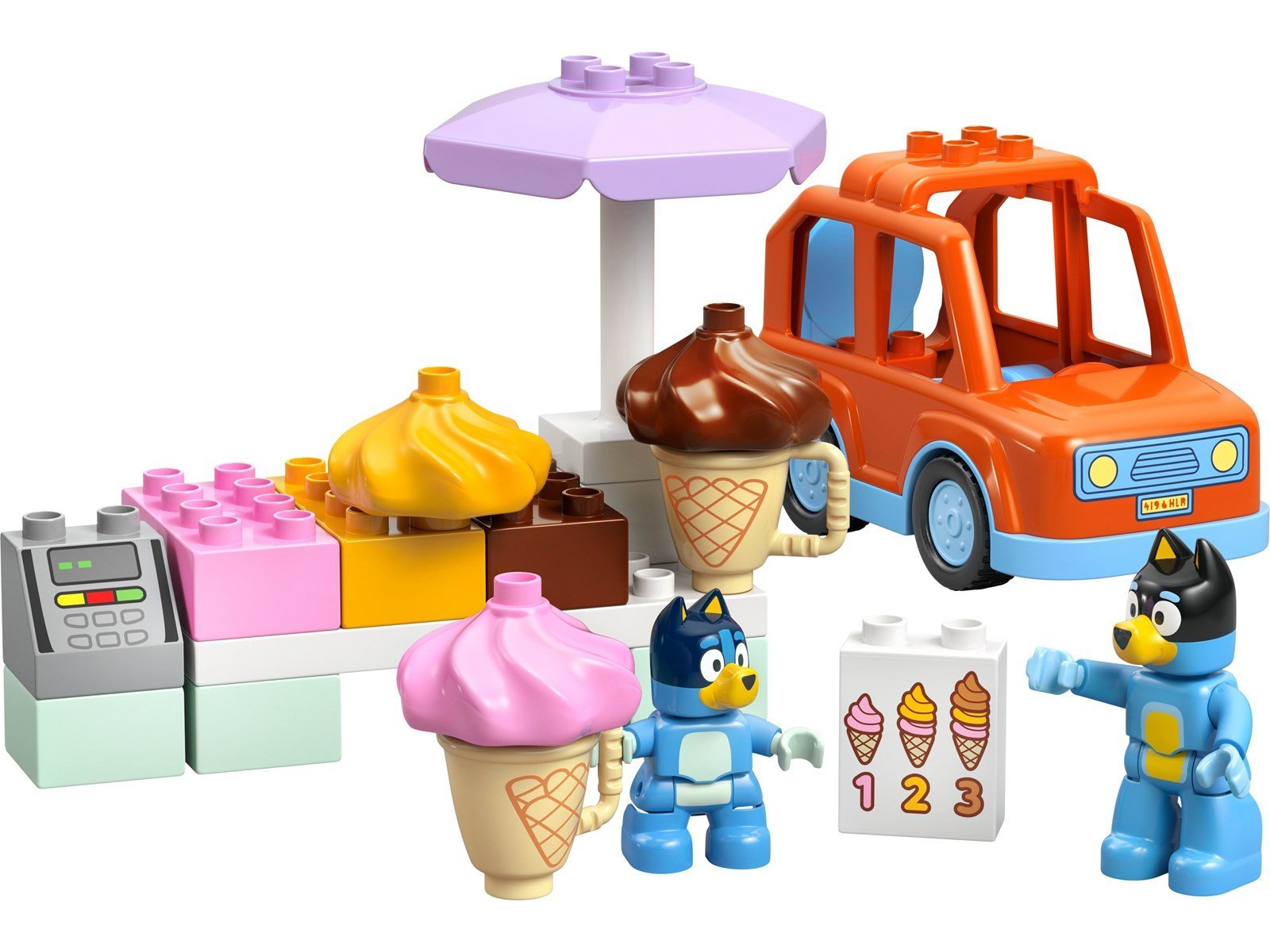 LEGO 10458 Ausflug zur Eisdiele mit Bluey