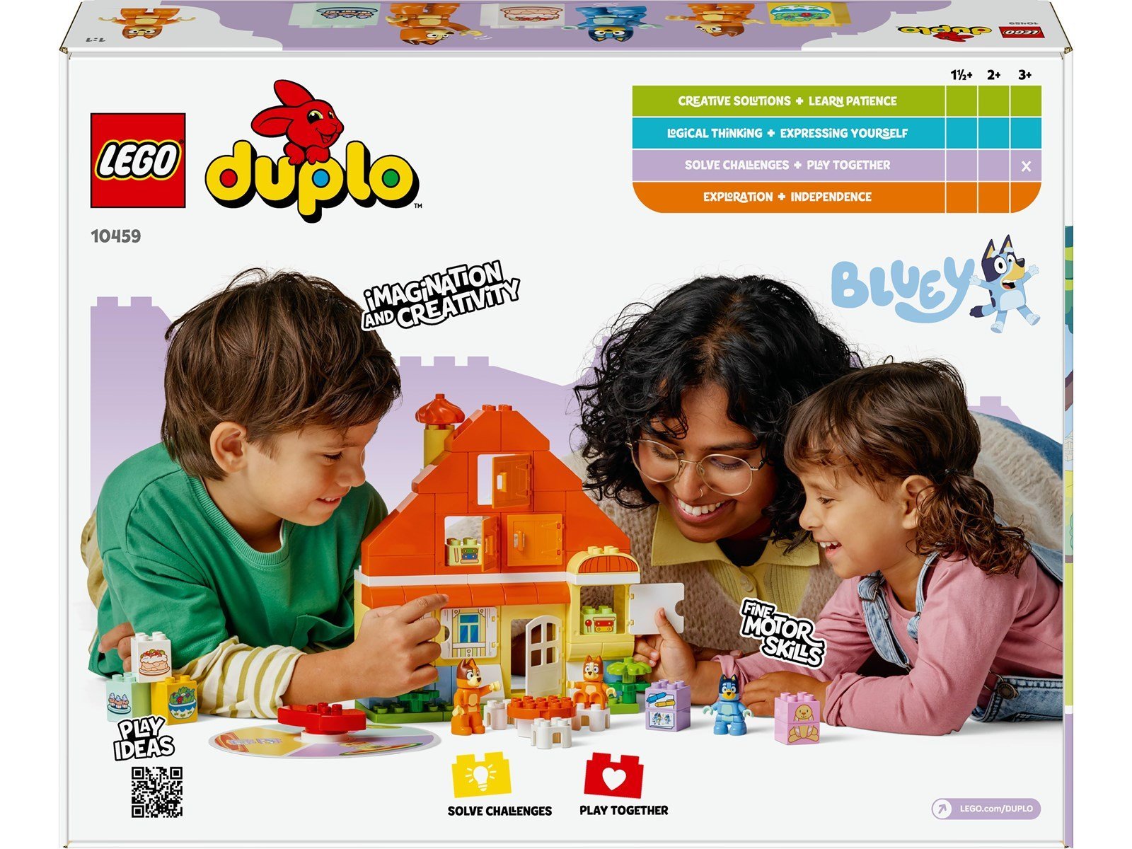 LEGO Bluey 10459 Blueys Familienhaus mit Memory-Spiel