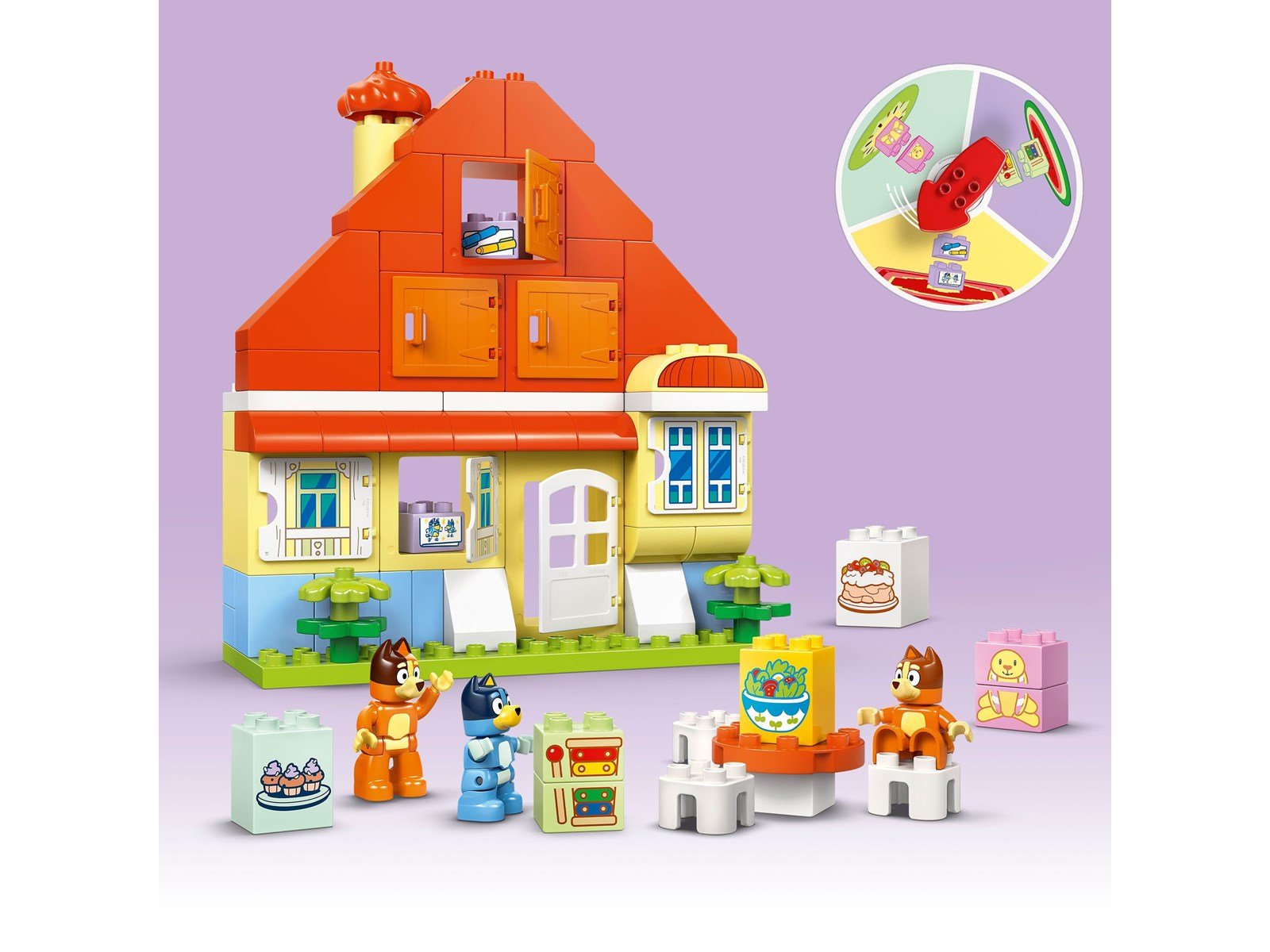 LEGO Bluey 10459 Blueys Familienhaus mit Memory-Spiel
