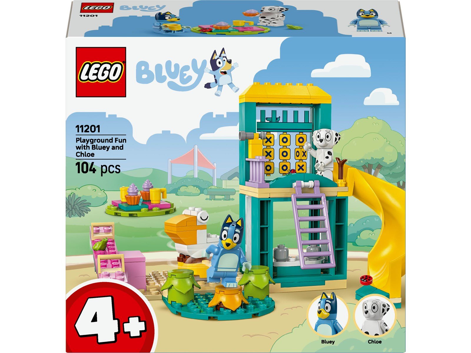 LEGO Bluey 11201 Bluey und Chloe auf dem Spielplatz