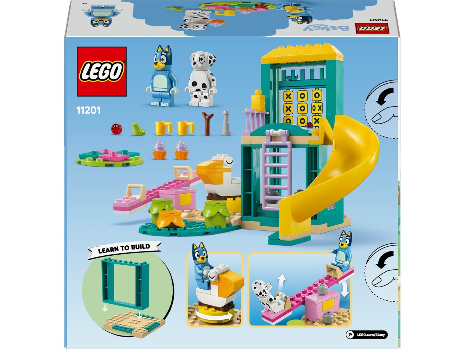 LEGO Bluey 11201 Bluey und Chloe auf dem Spielplatz