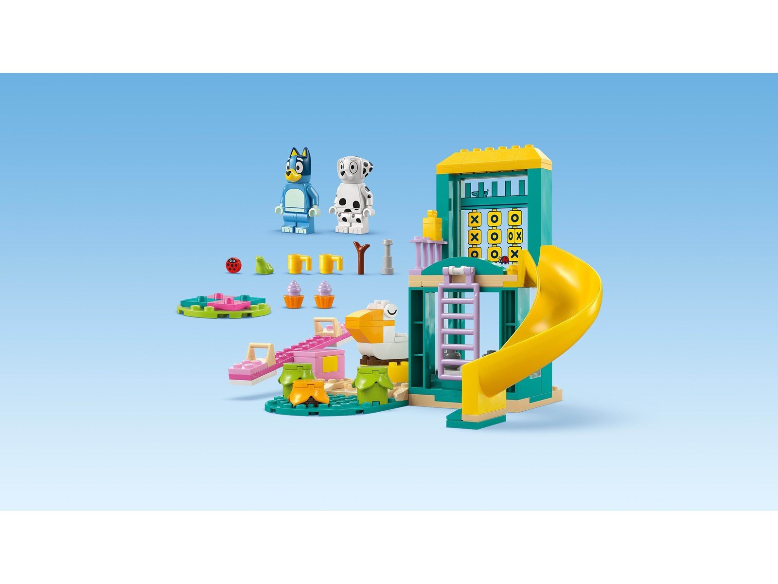 LEGO Bluey 11201 Bluey und Chloe auf dem Spielplatz