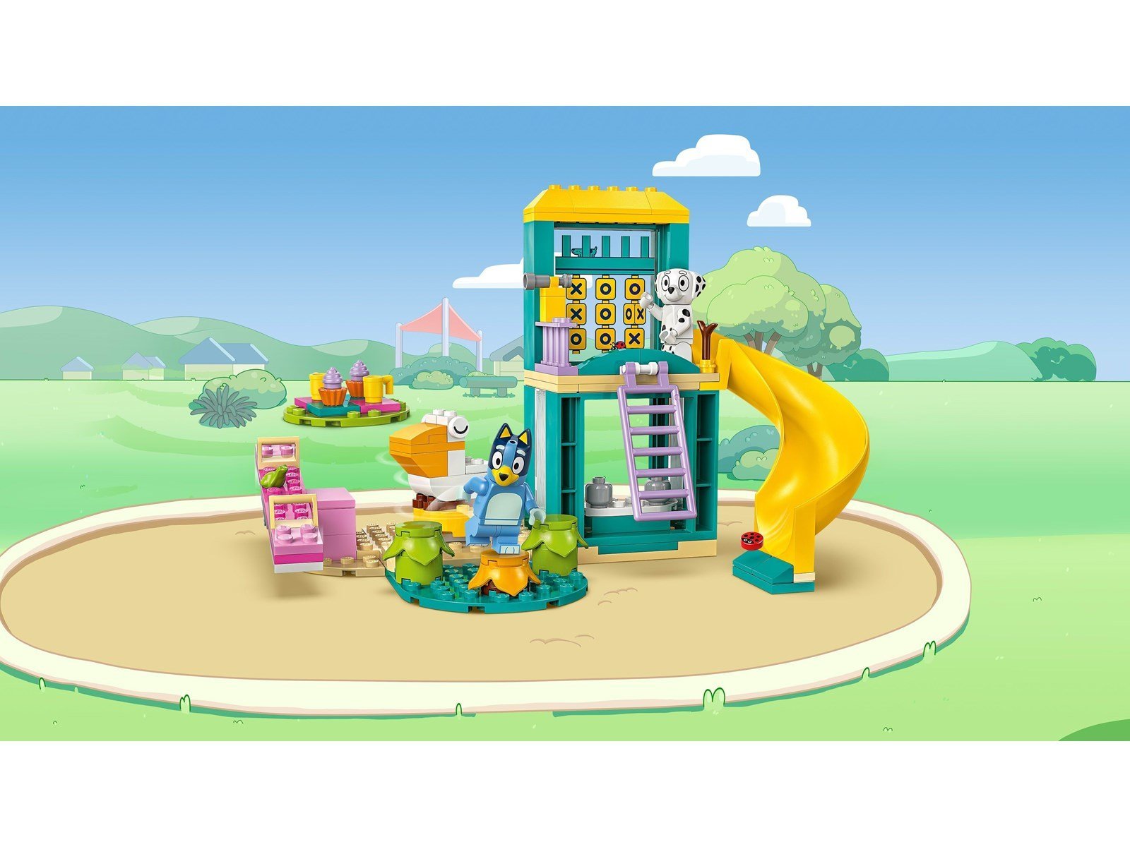 LEGO Bluey 11201 Bluey und Chloe auf dem Spielplatz