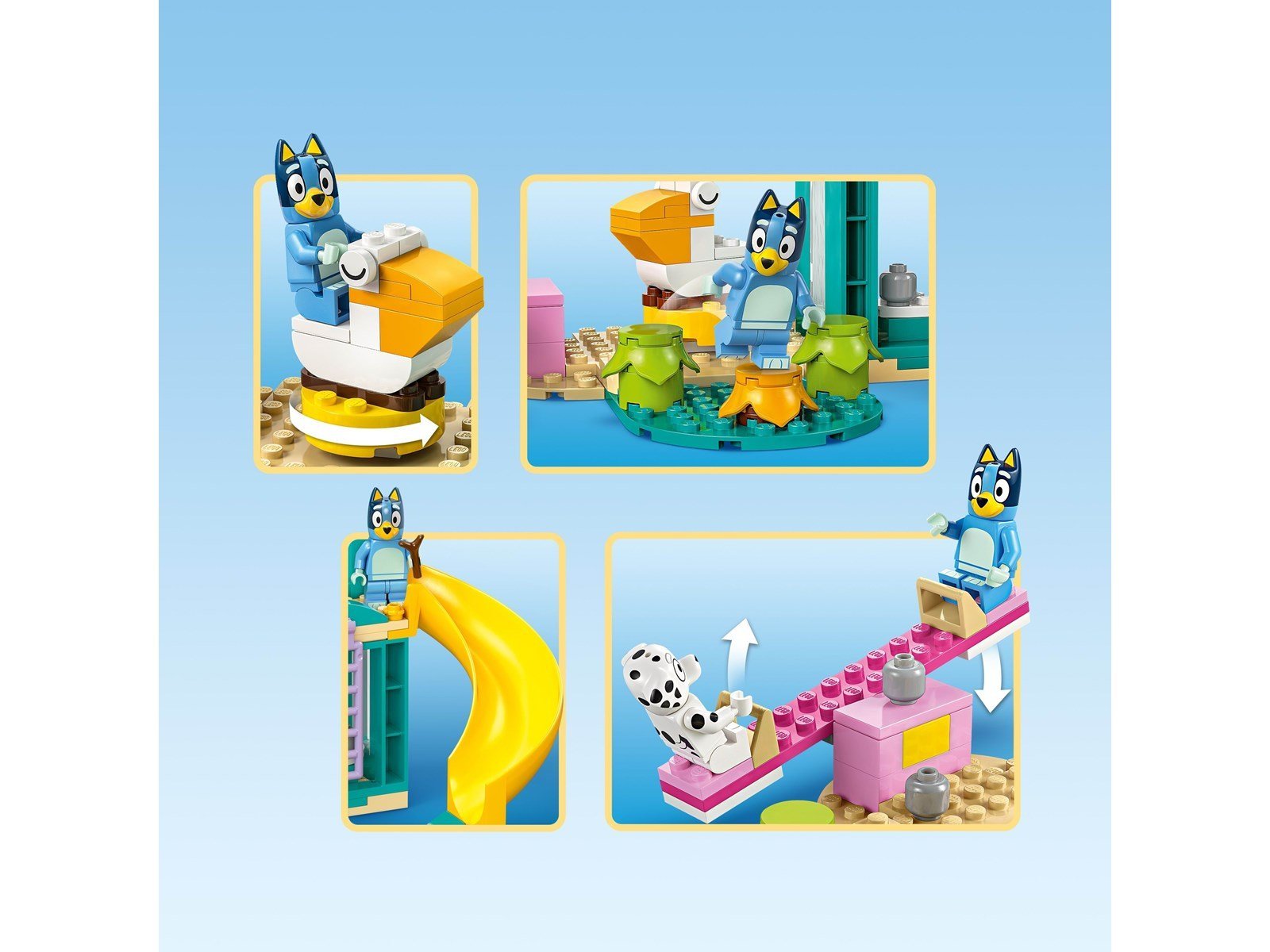 LEGO Bluey 11201 Bluey und Chloe auf dem Spielplatz
