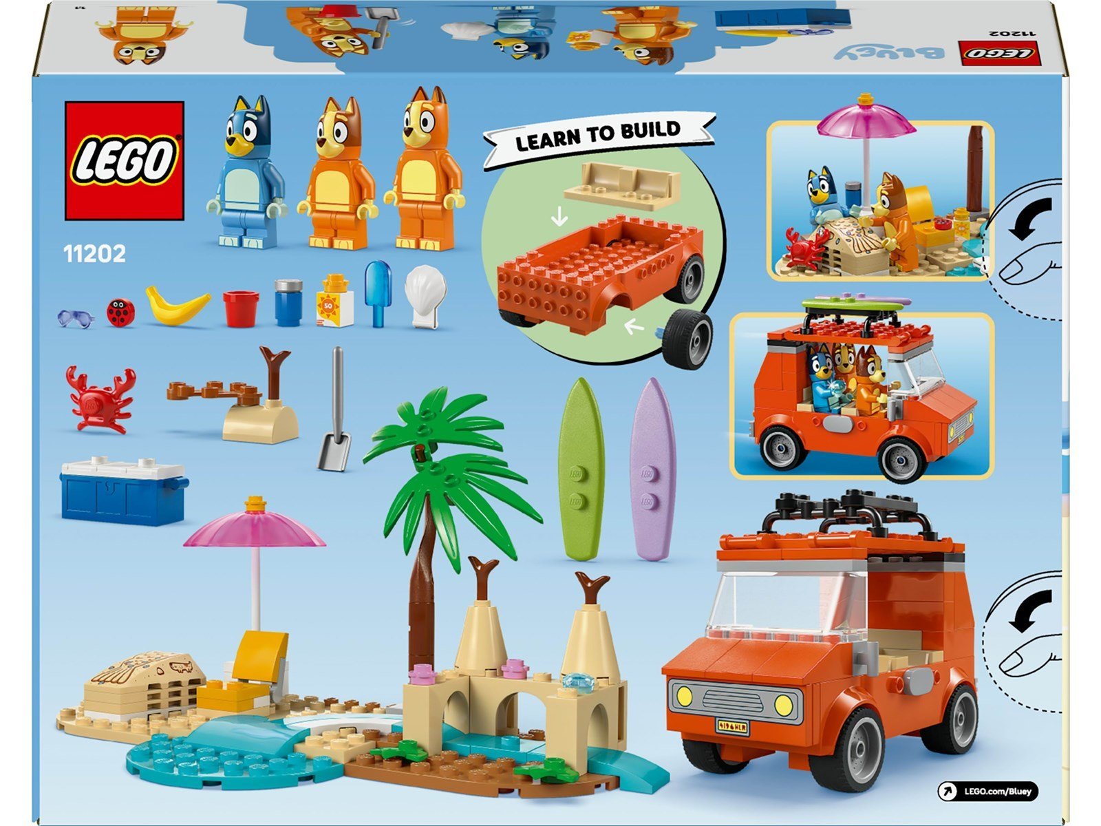 LEGO Bluey 11202 Blueys Strandausflug