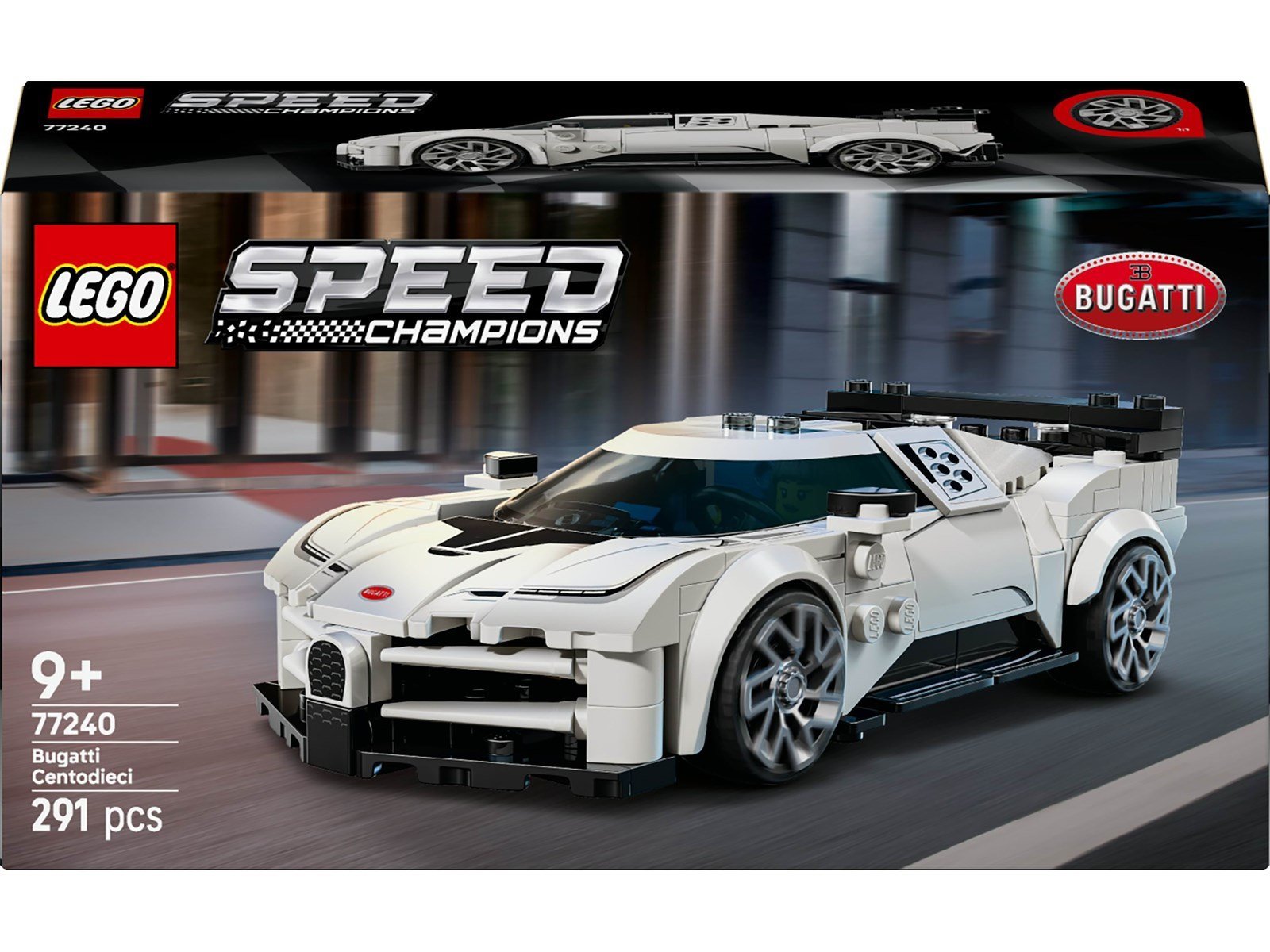 LEGO Speed Champions 77240 Bugatti Centodieci Hypersportwagen