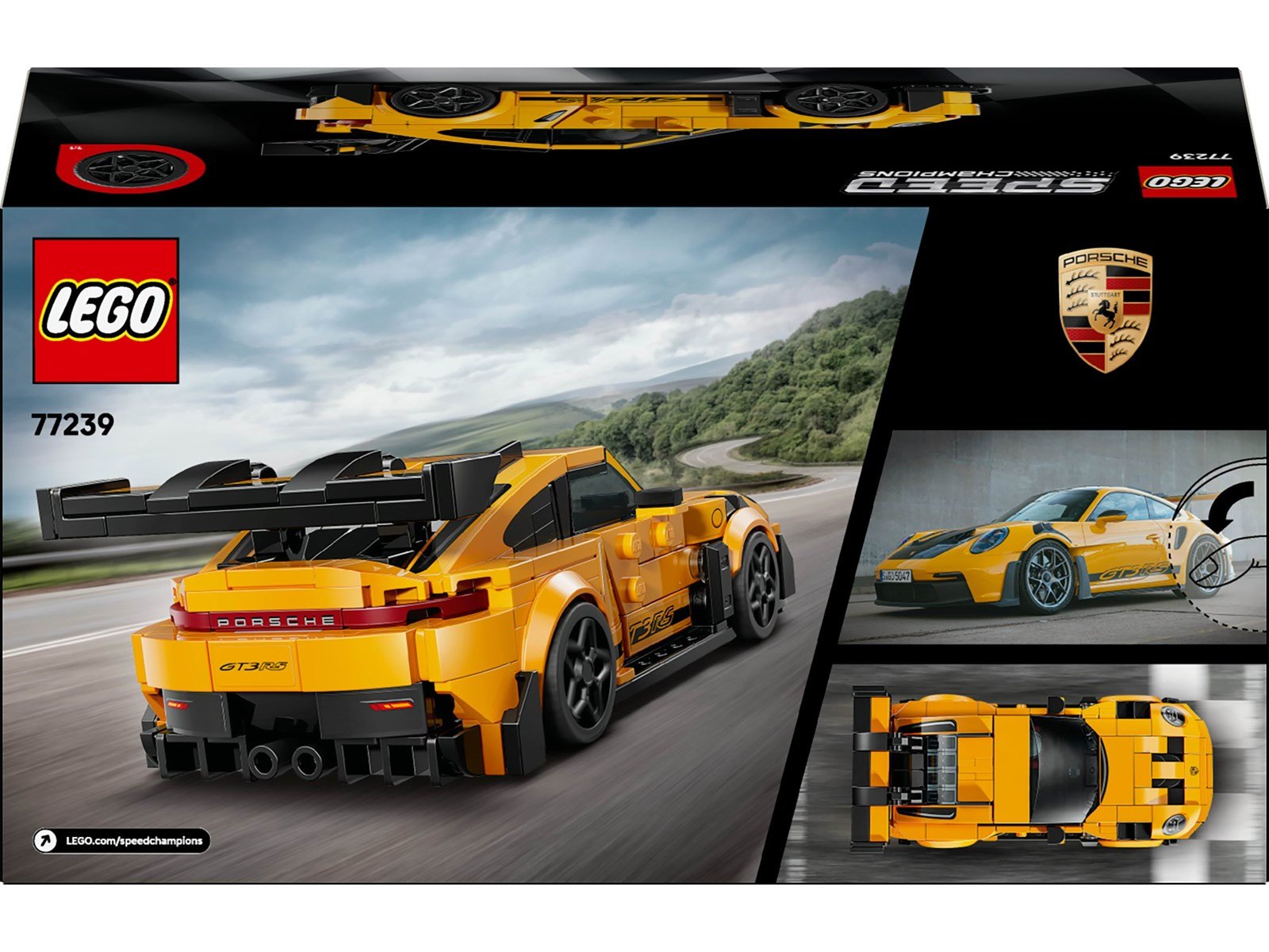 LEGO Speed Champions 77239 Porsche 911 GT3 RS Supersportwagen