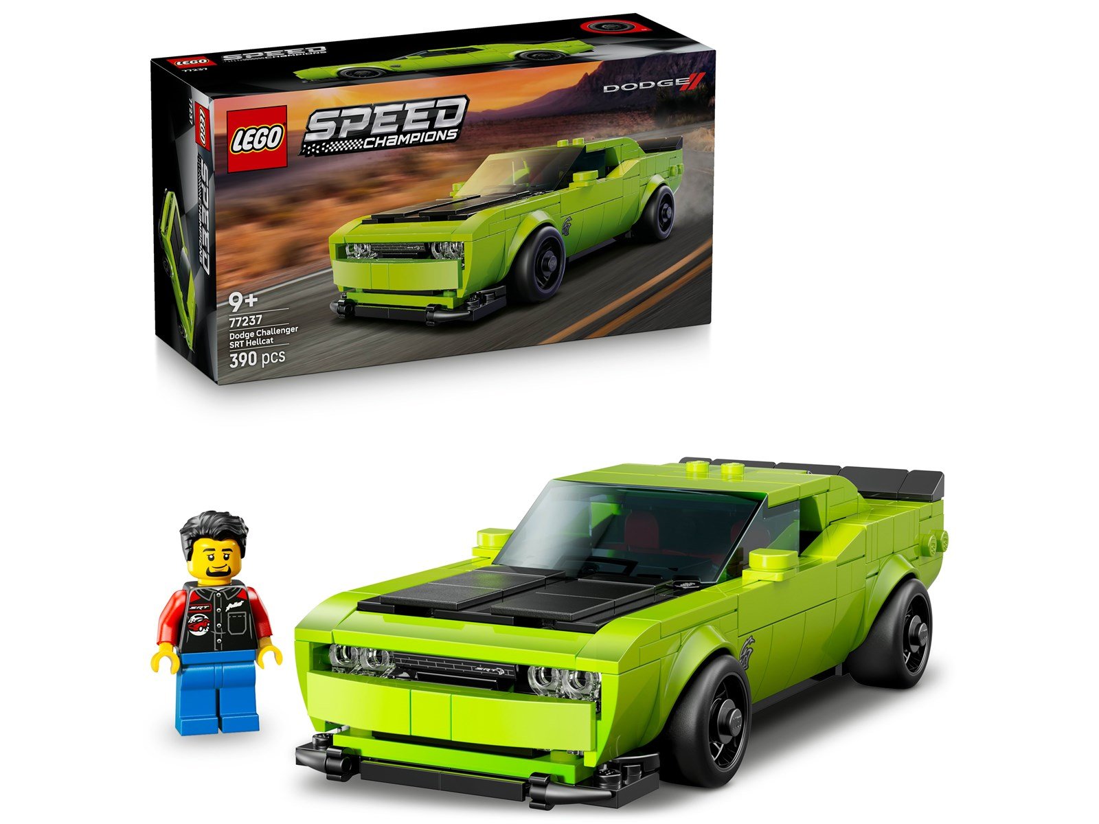 LEGO Speed Champions 77237 Dodge Challenger SRT Hellcat Sportwagen