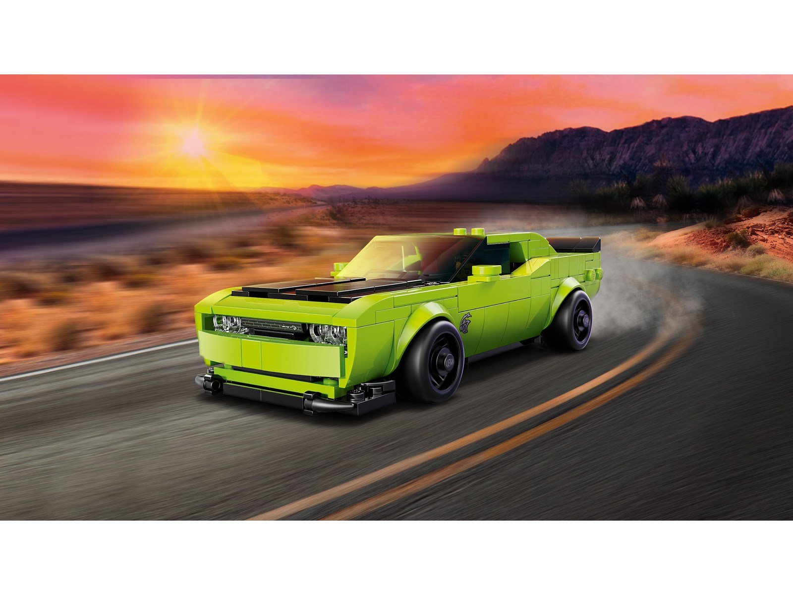 LEGO Speed Champions 77237 Dodge Challenger SRT Hellcat Sportwagen