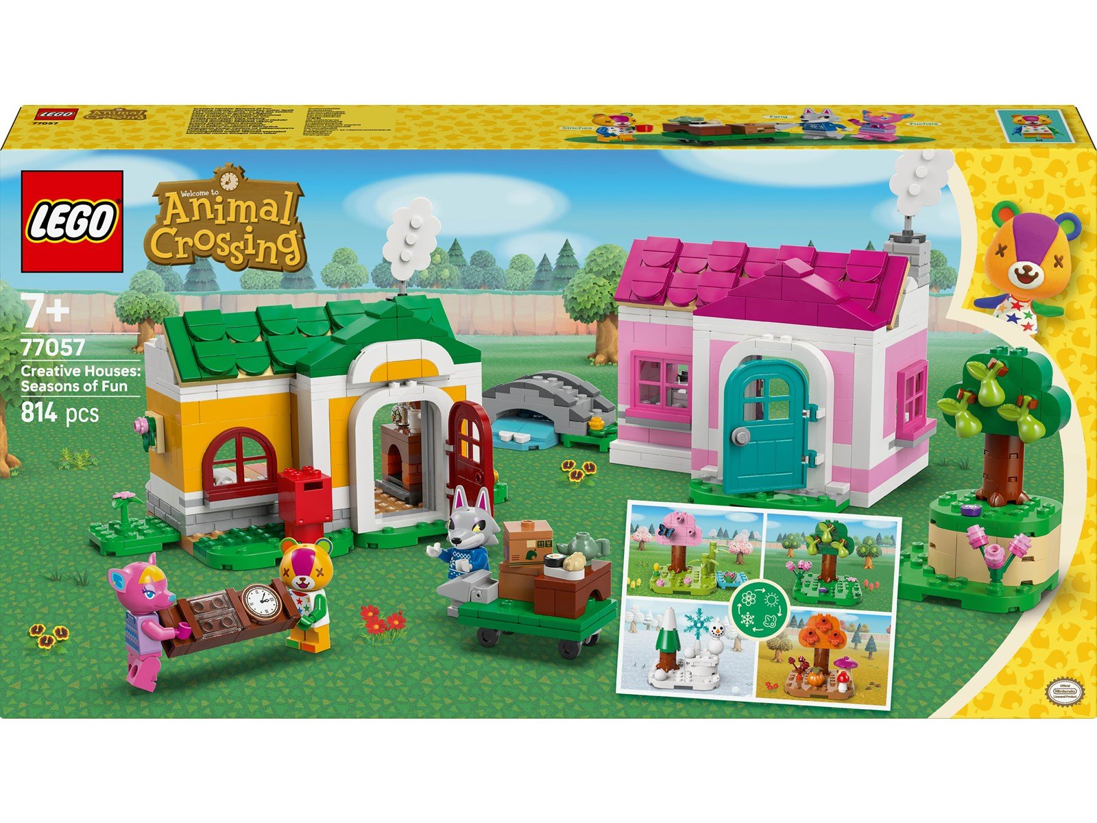 LEGO Animal Crossing 77057 Kreative Häuser: Jahreszeiten voller Spaß