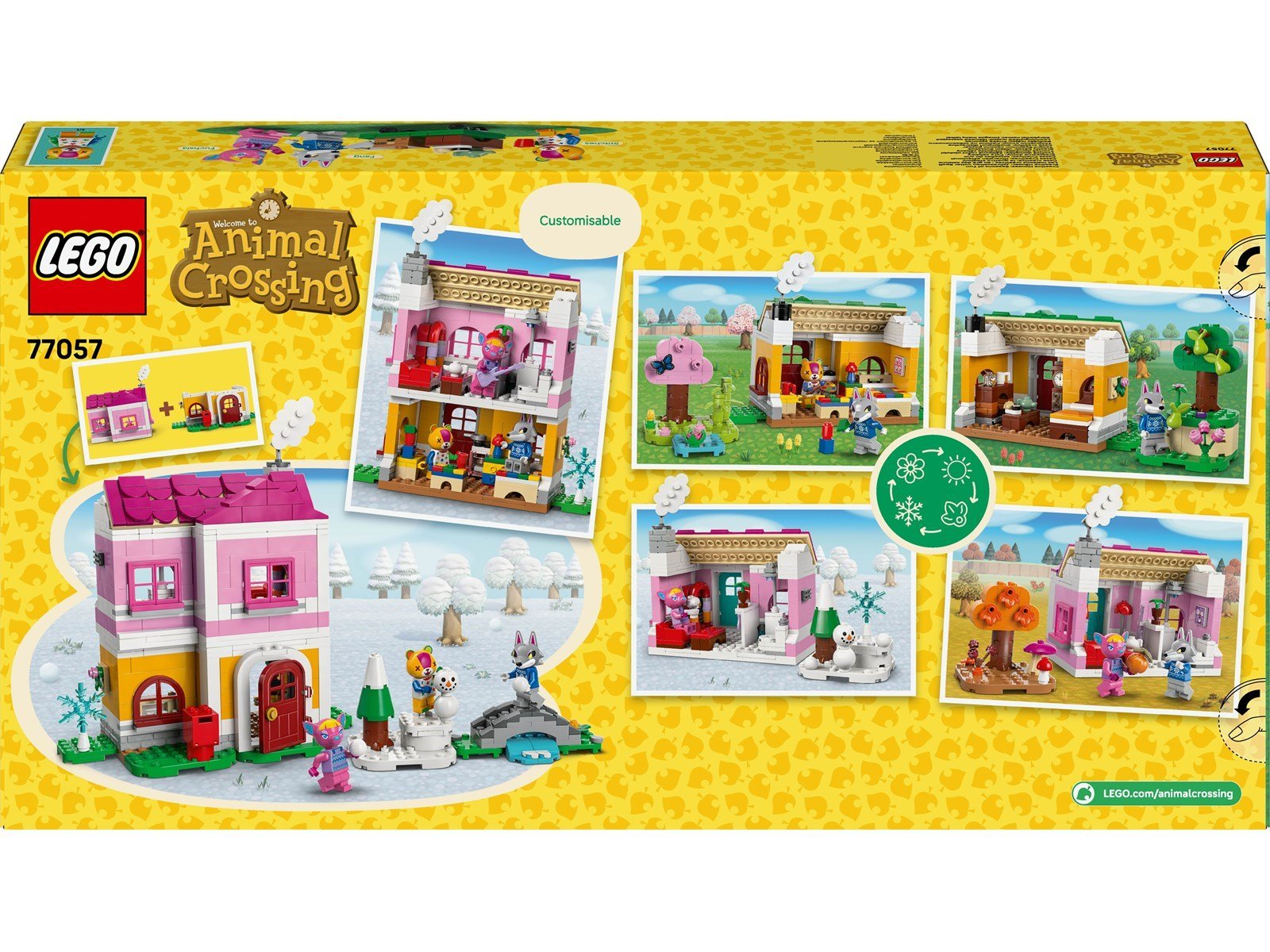 LEGO Animal Crossing 77057 Kreative Häuser: Jahreszeiten voller Spaß