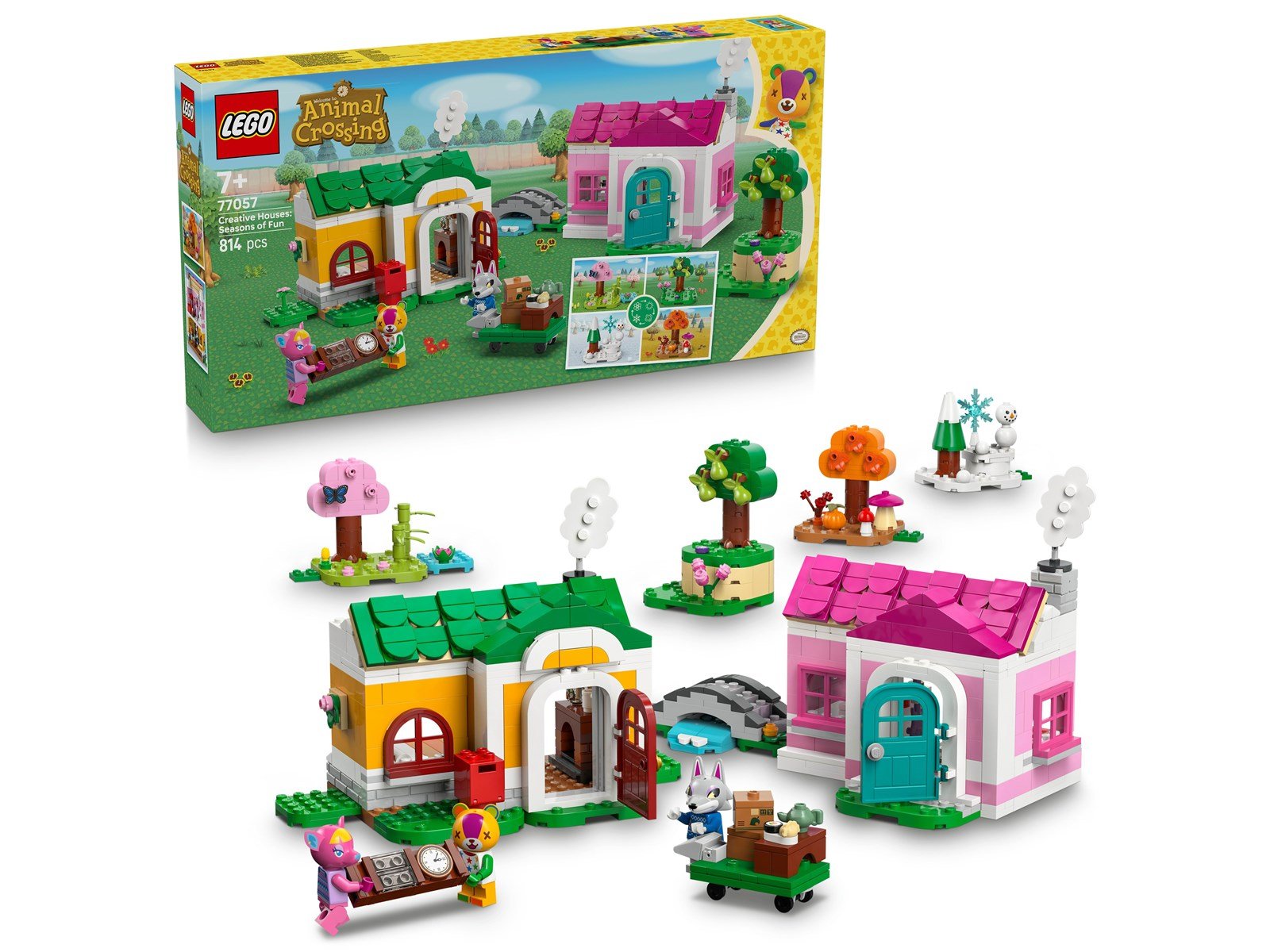 LEGO Animal Crossing 77057 Kreative Häuser: Jahreszeiten voller Spaß