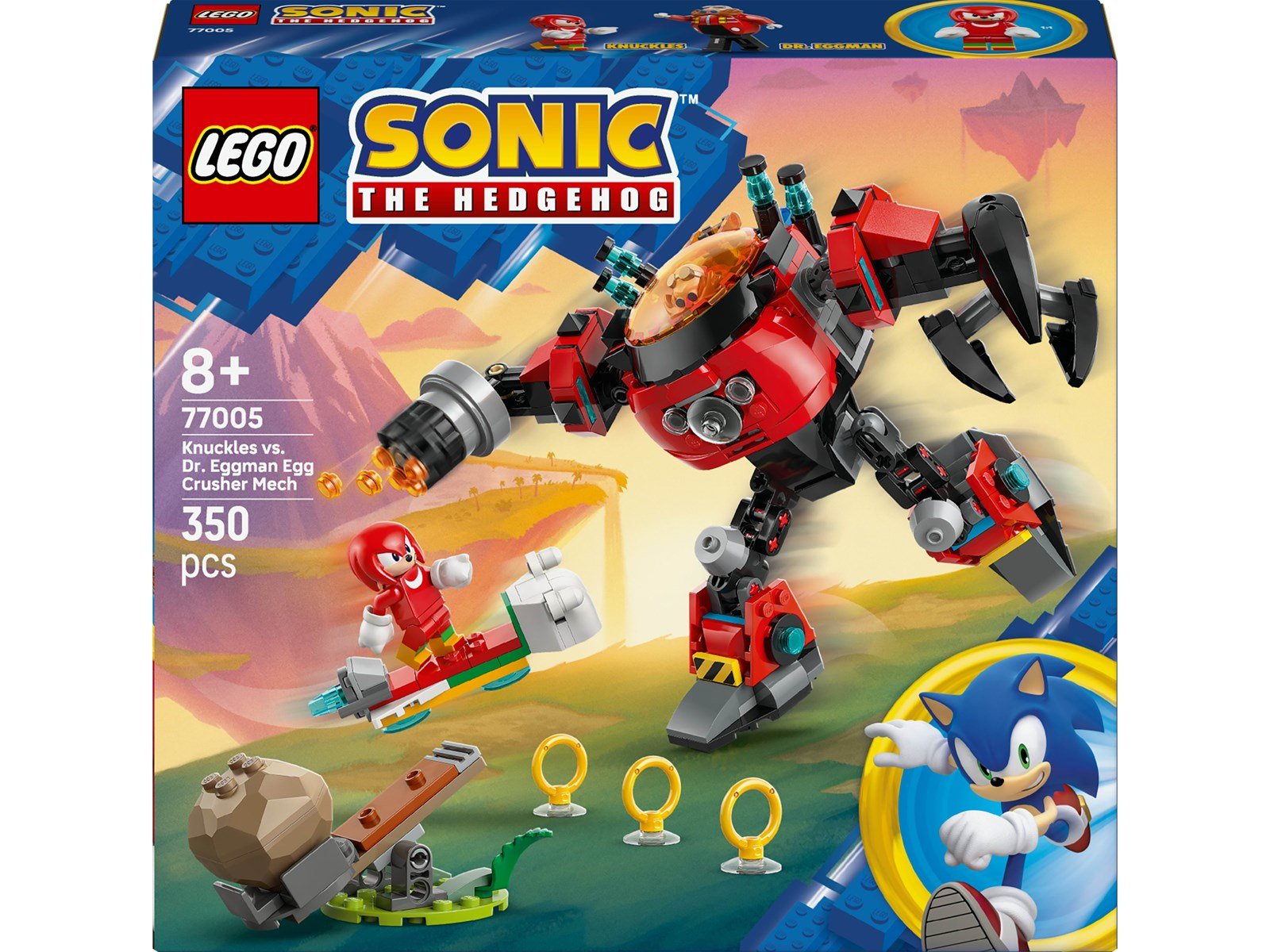 LEGO Sonic 77005 Knuckles vs. Dr. Eggmans Egg Crusher Mech