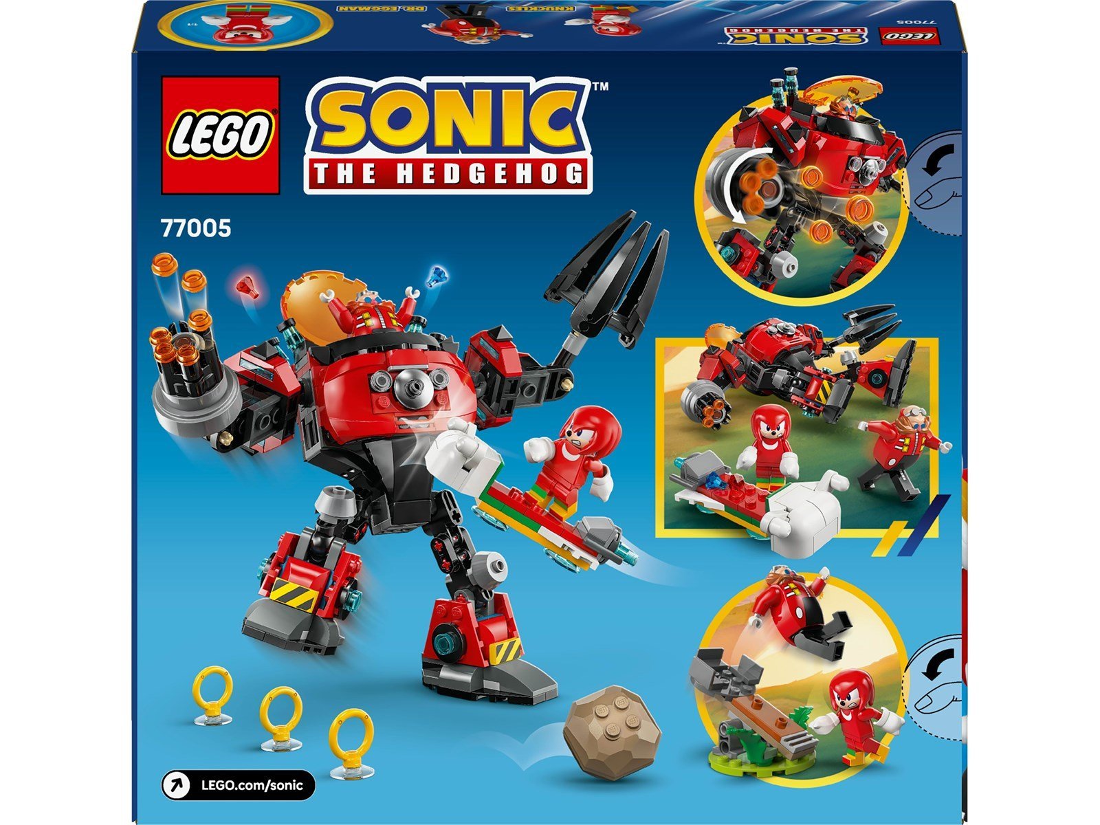 LEGO Sonic 77005 Knuckles vs. Dr. Eggmans Egg Crusher Mech