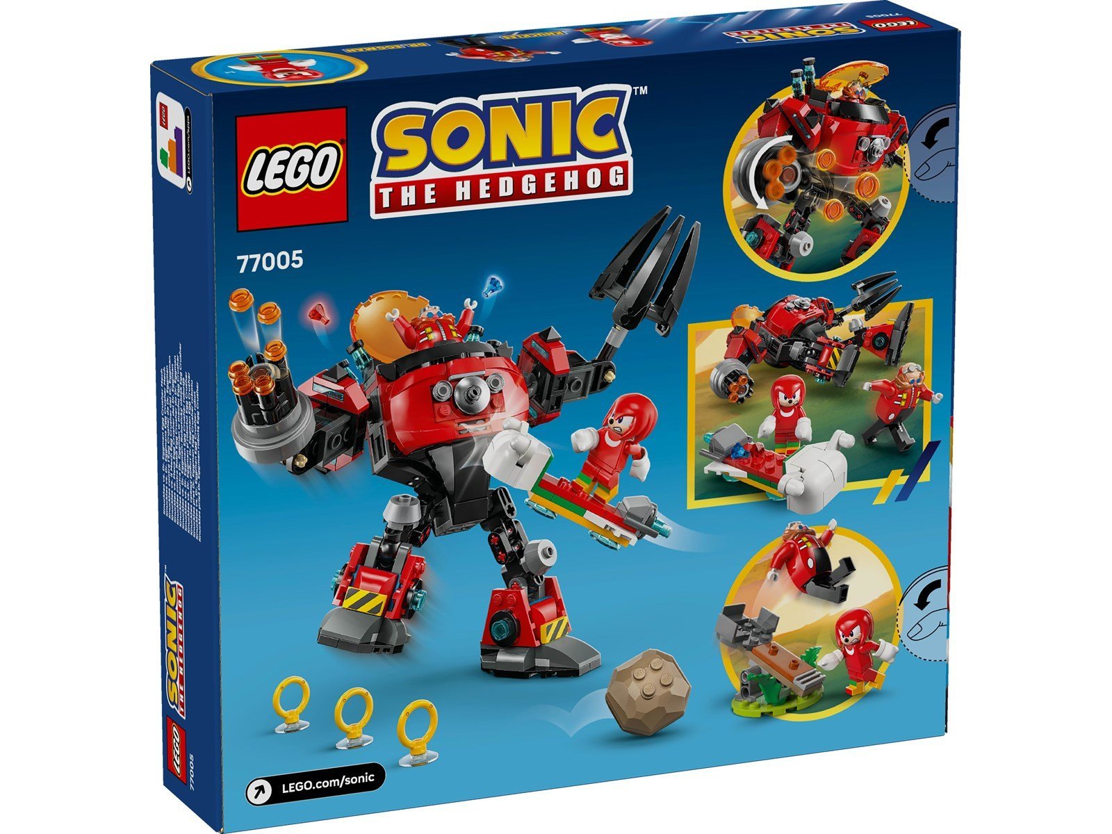 LEGO Sonic 77005 Knuckles vs. Dr. Eggmans Egg Crusher Mech