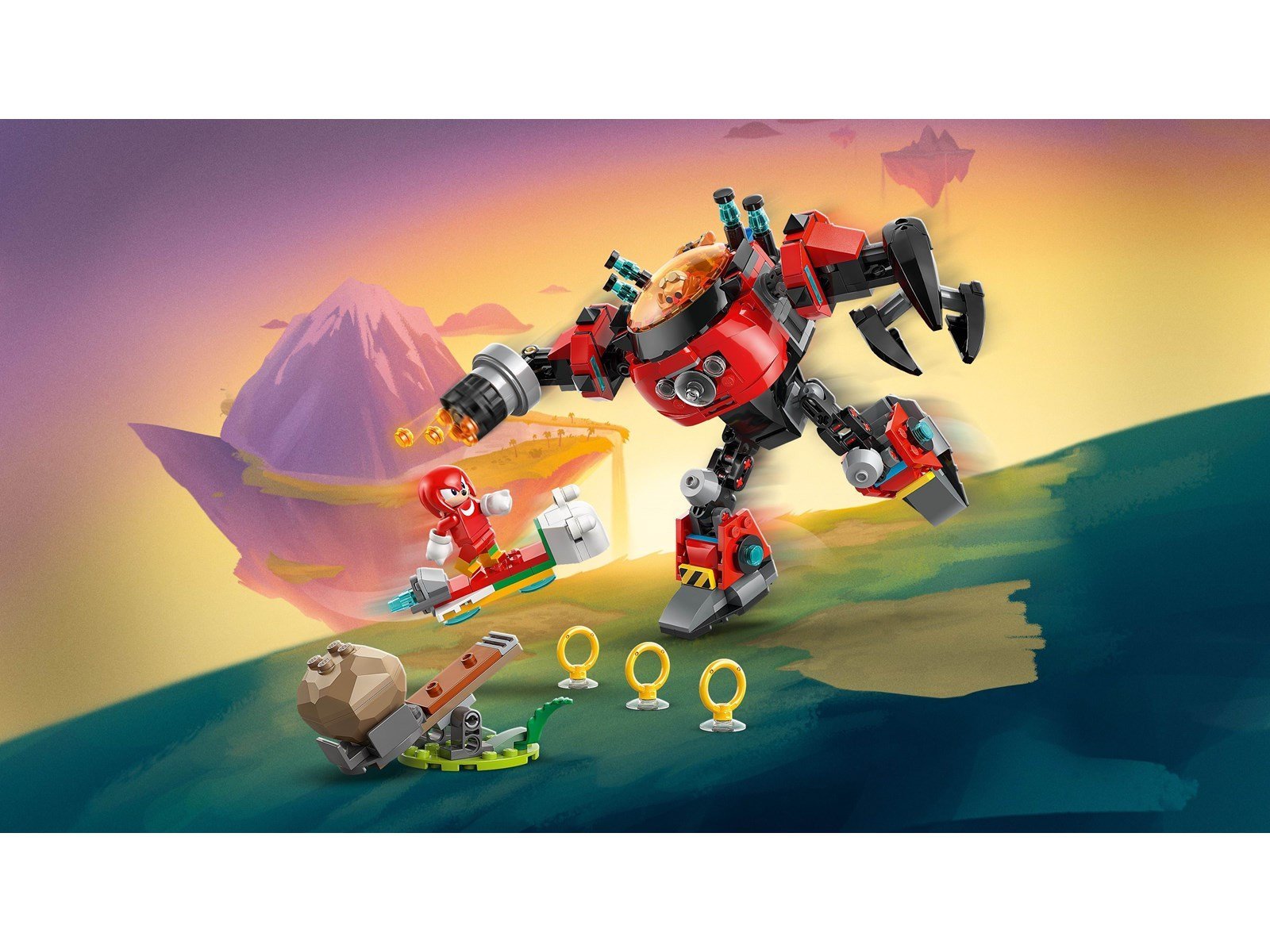LEGO Sonic 77005 Knuckles vs. Dr. Eggmans Egg Crusher Mech