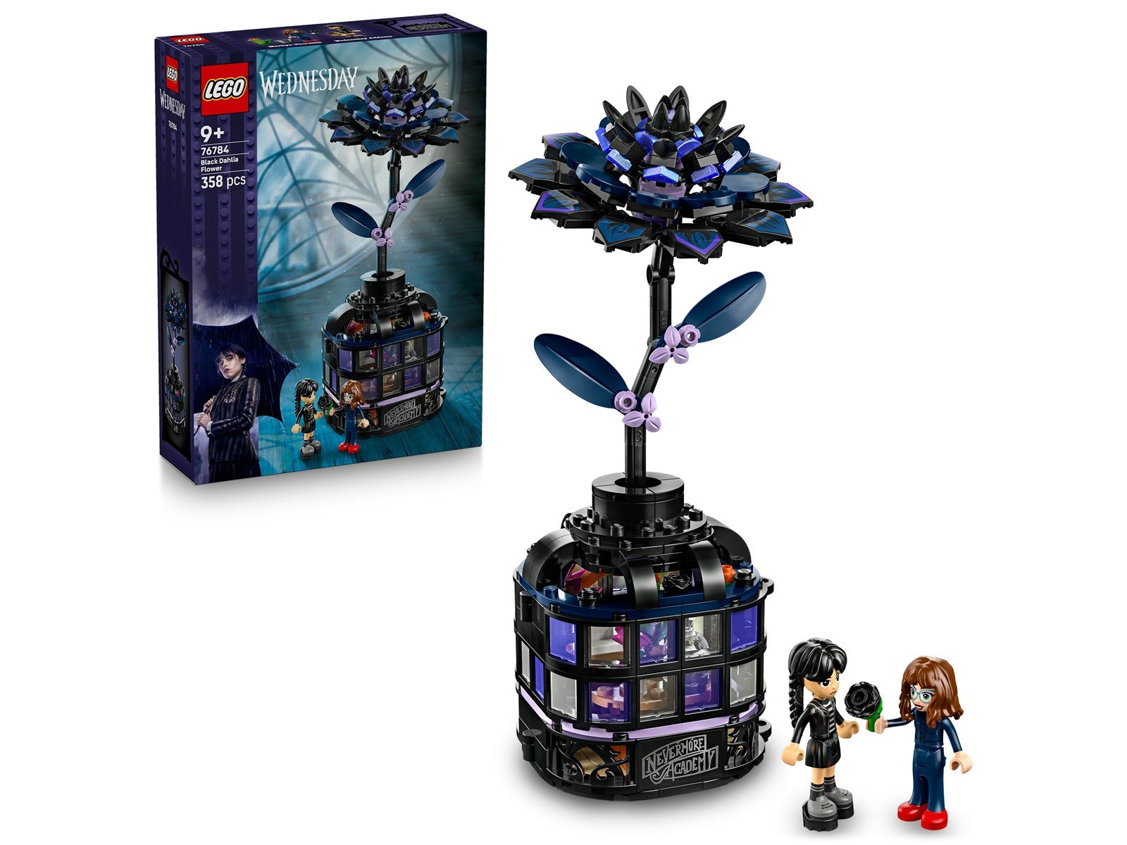 LEGO Wednesday 76784 Schwarze Dahlie