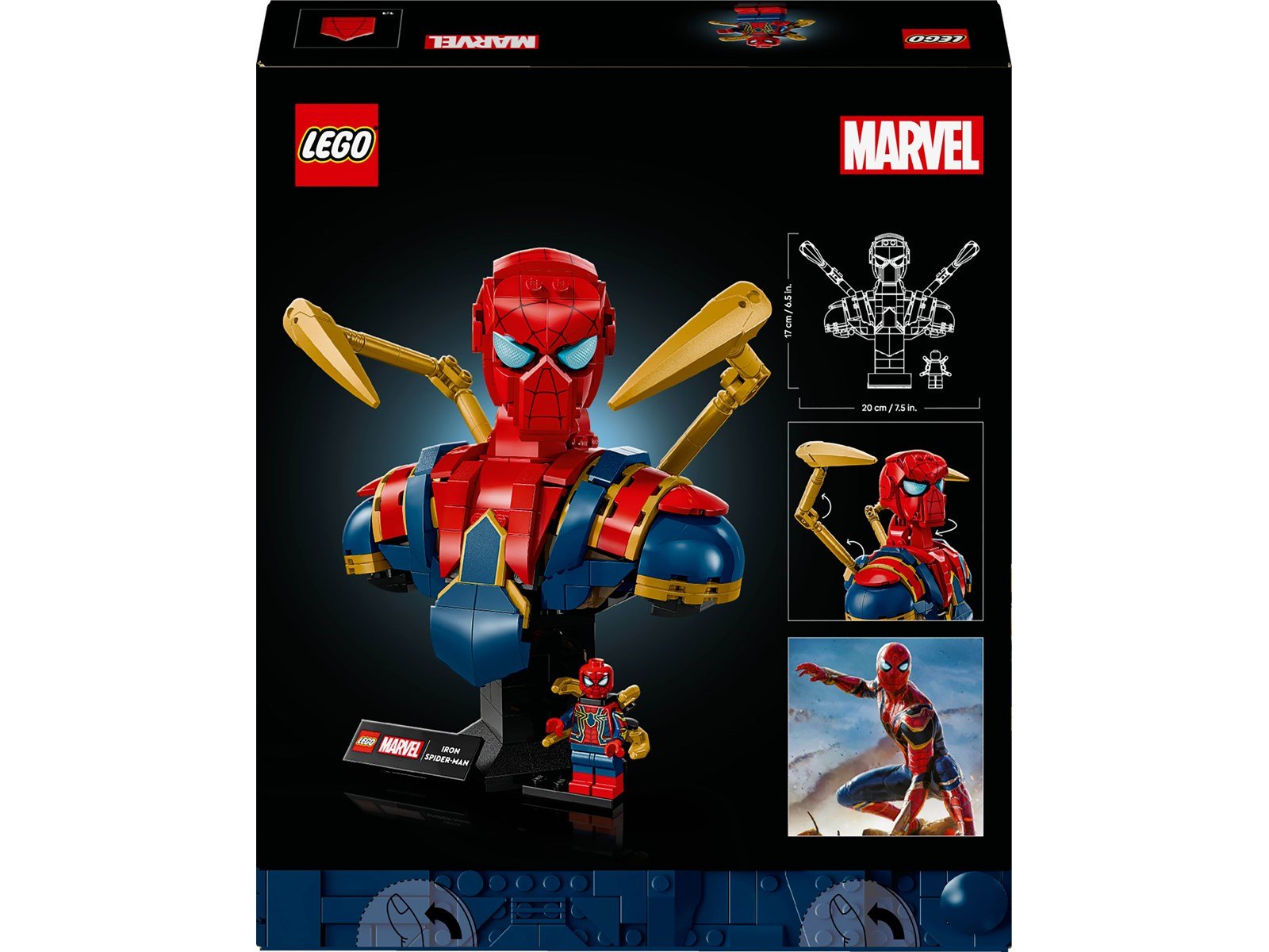 LEGO Super Heroes Marvel 76326 Iron Spider-Man Büste
