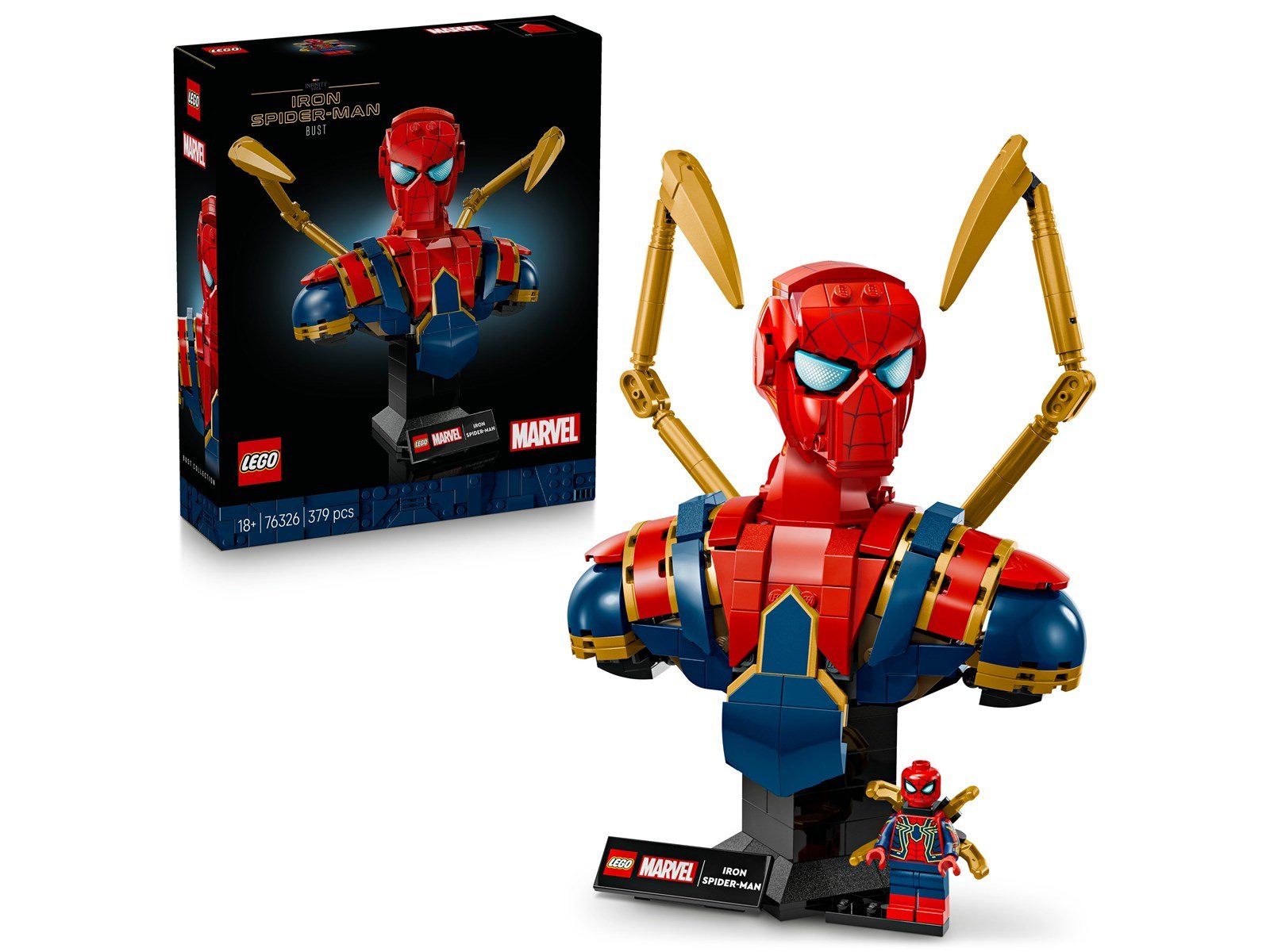 LEGO Super Heroes Marvel 76326 Iron Spider-Man Büste