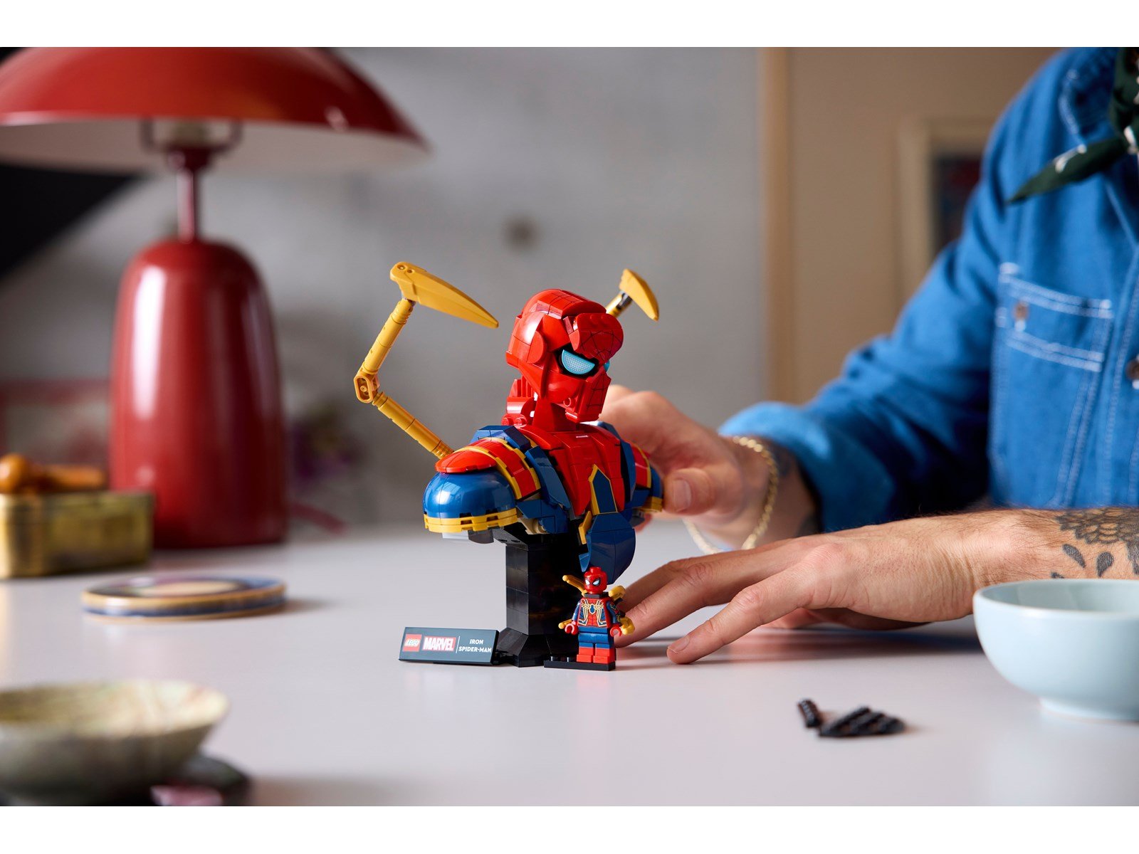 LEGO Super Heroes Marvel 76326 Iron Spider-Man Büste