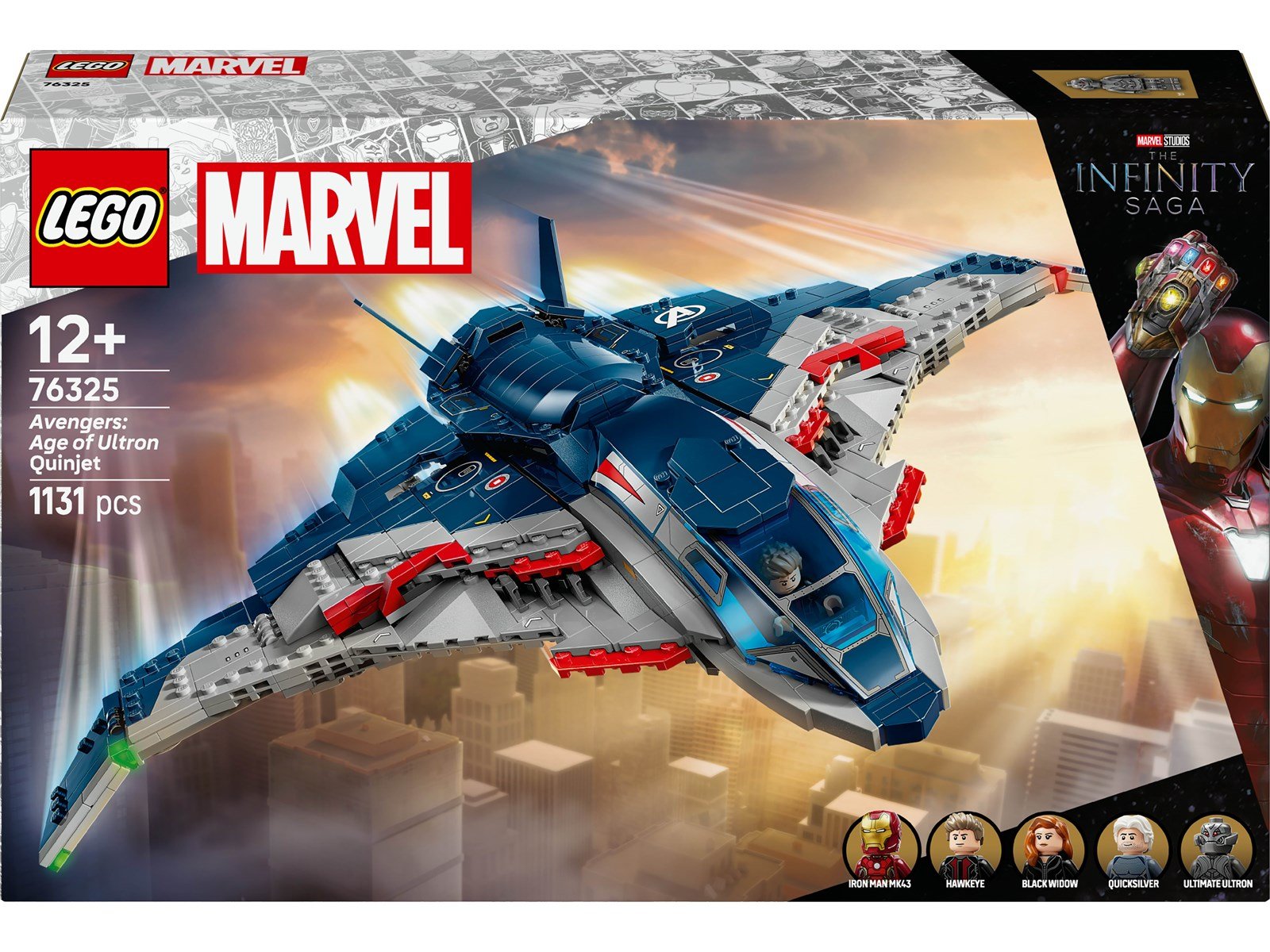 LEGO Super Heroes Marvel 76325 Avengers: Age of Ultron Quinjet