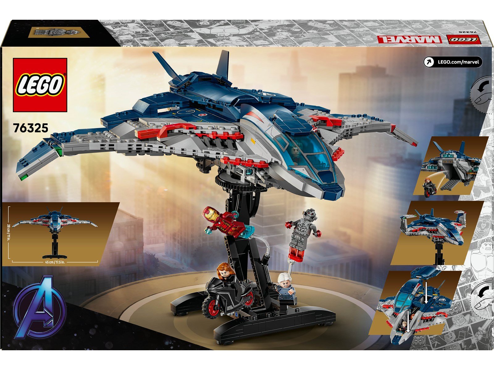 LEGO Super Heroes Marvel 76325 Avengers: Age of Ultron Quinjet