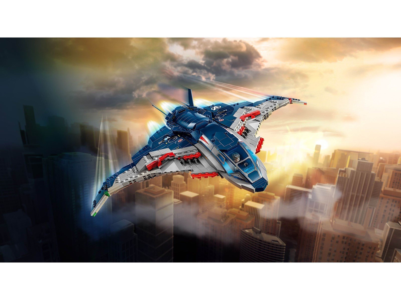 LEGO Super Heroes Marvel 76325 Avengers: Age of Ultron Quinjet