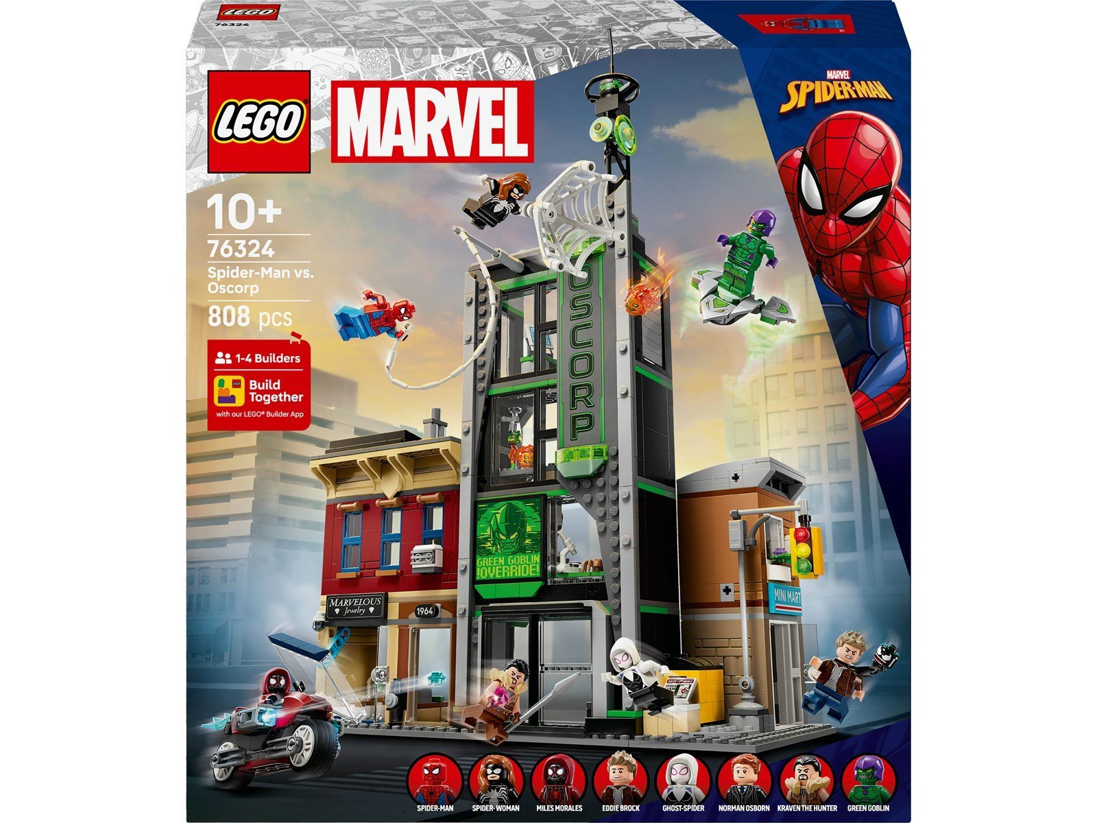 LEGO Super Heroes Marvel 76324 Spider-Man vs. Oscorp
