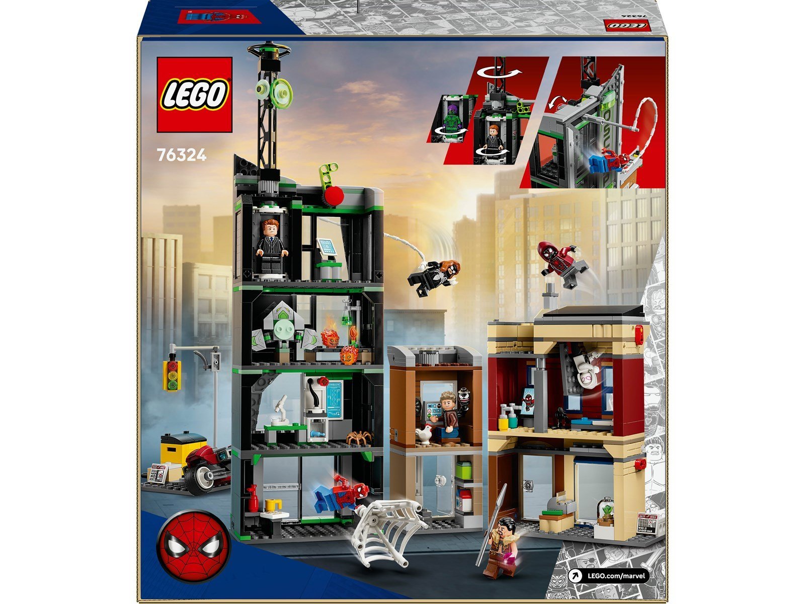 LEGO Super Heroes Marvel 76324 Spider-Man vs. Oscorp