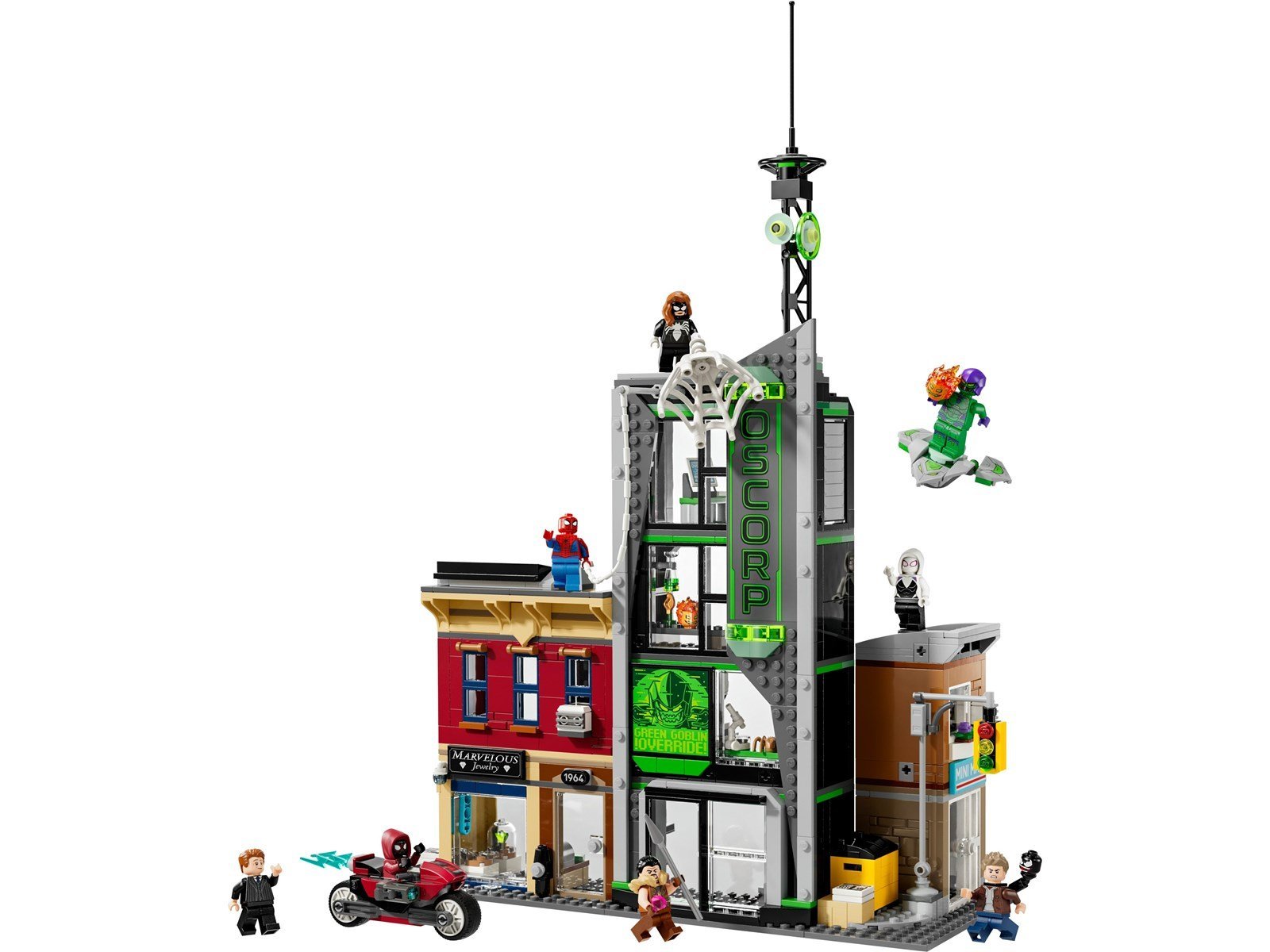 LEGO Super Heroes Marvel 76324 Spider-Man vs. Oscorp