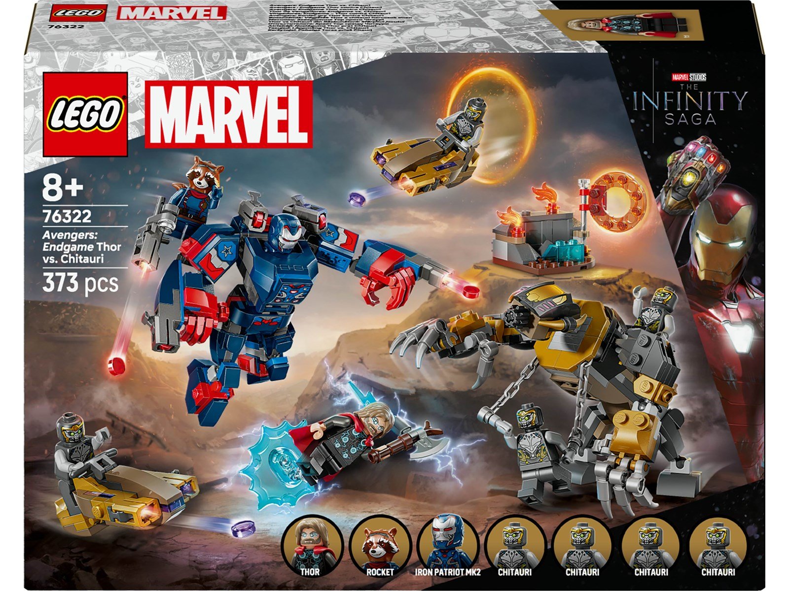 LEGO Super Heroes Marvel 76322 Avengers: Endgame Thor vs. Chitauri