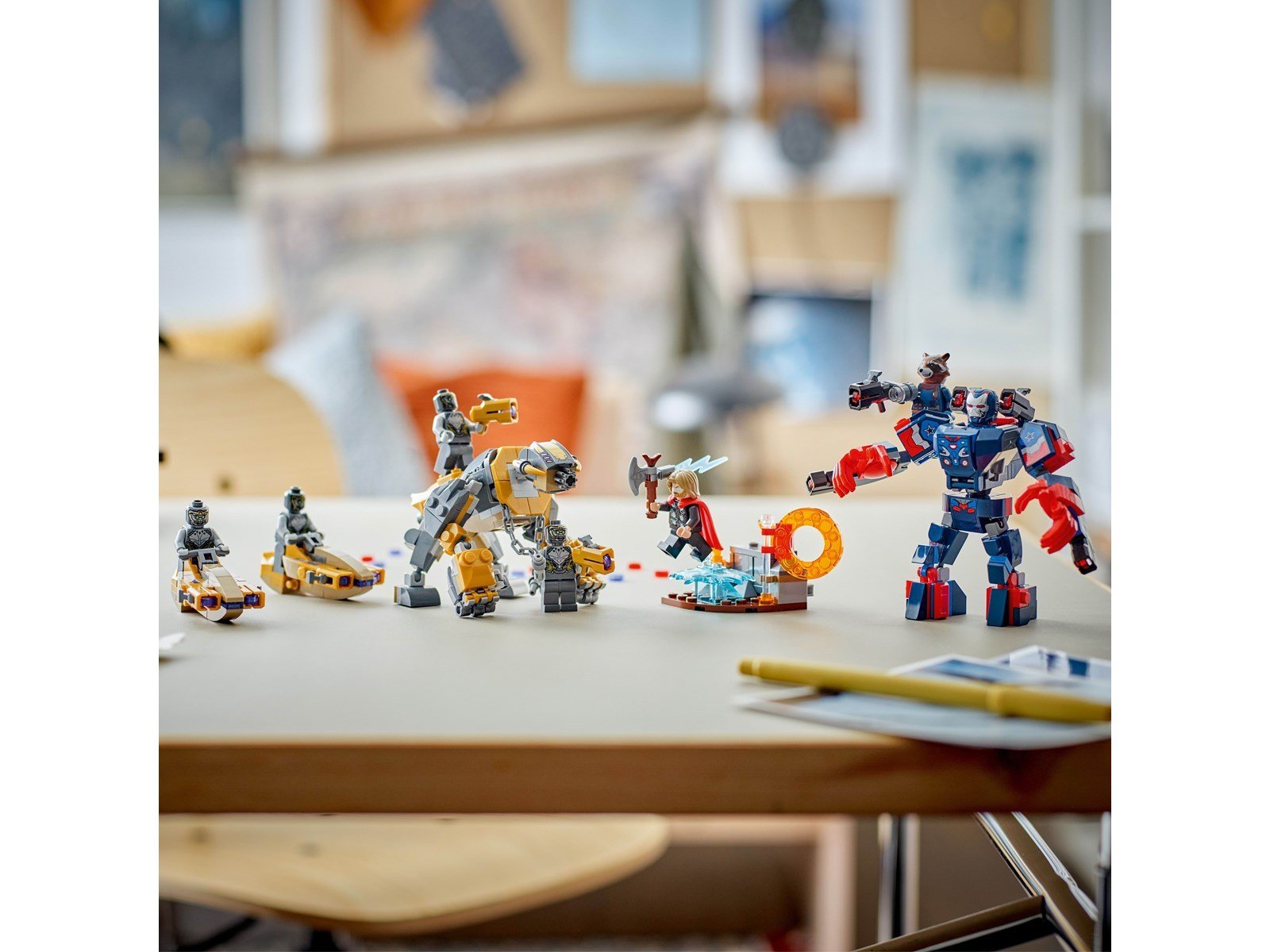 LEGO Super Heroes Marvel 76322 Avengers: Endgame Thor vs. Chitauri