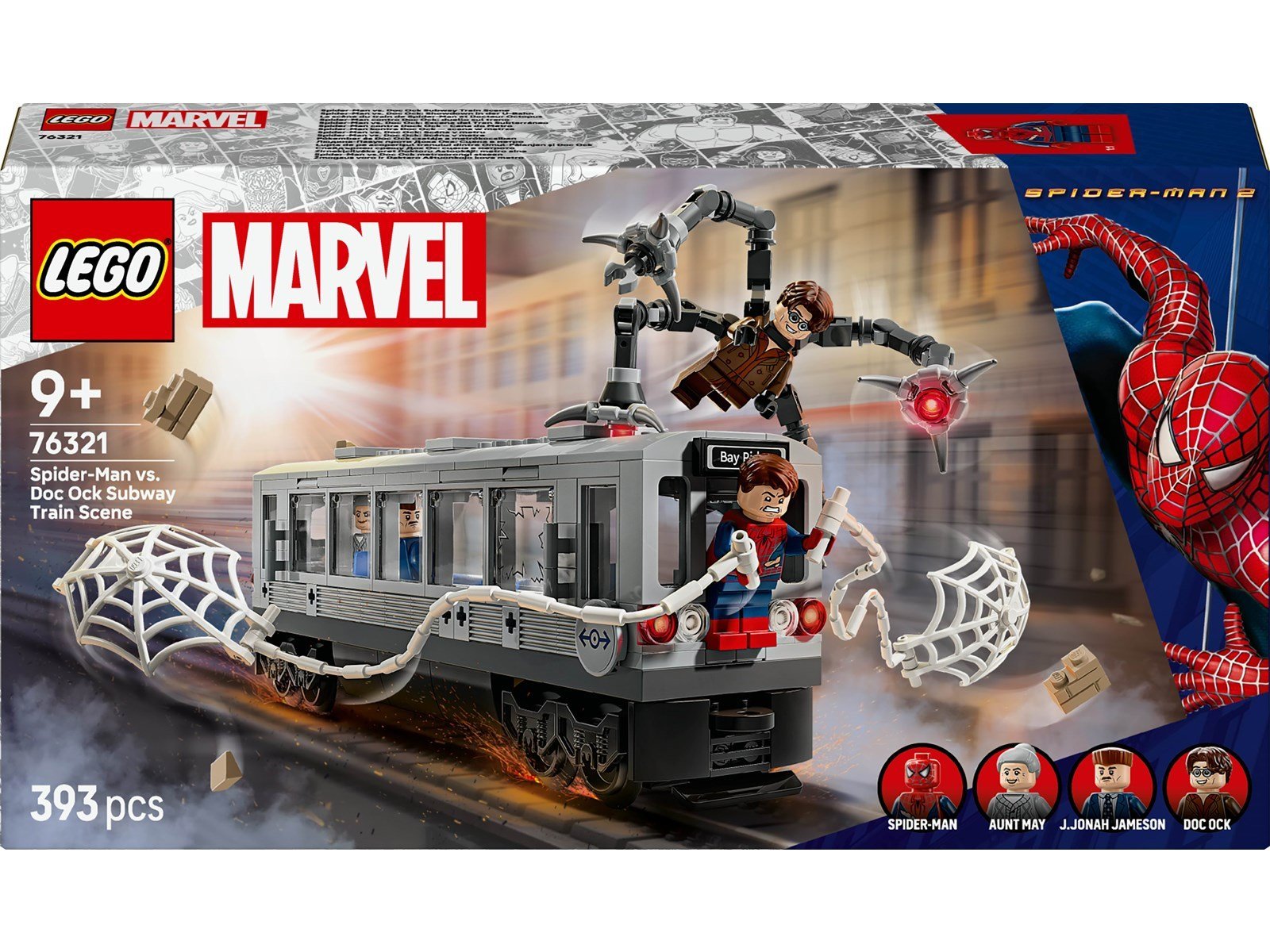 LEGO Super Heroes Marvel 76321 Spider-Man vs. Doc Ock: Showdown in der U-Bahn