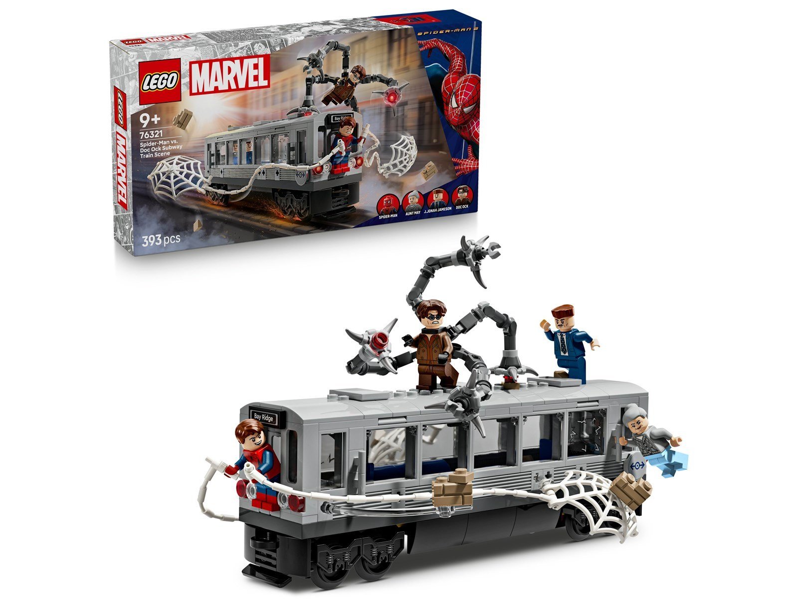 LEGO Super Heroes Marvel 76321 Spider-Man vs. Doc Ock: Showdown in der U-Bahn