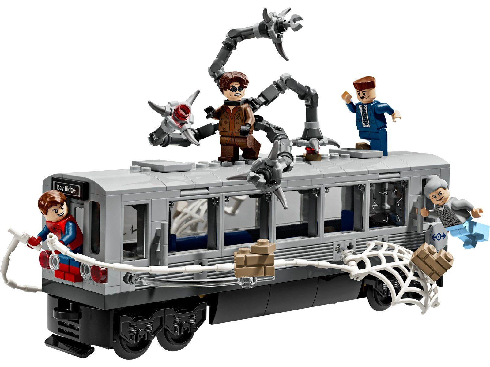 LEGO Super Heroes Marvel 76321 Spider-Man vs. Doc Ock: Showdown in der U-Bahn