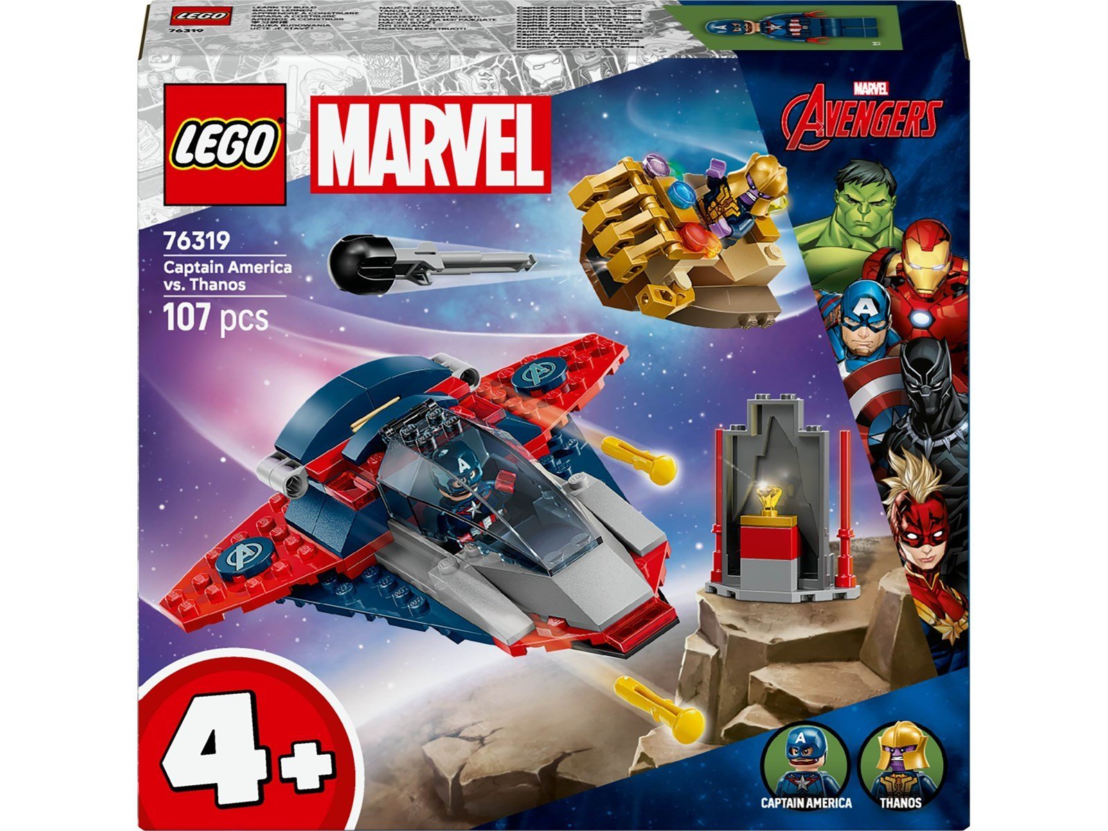 LEGO Super Heroes Marvel 76319 Captain America vs. Thanos