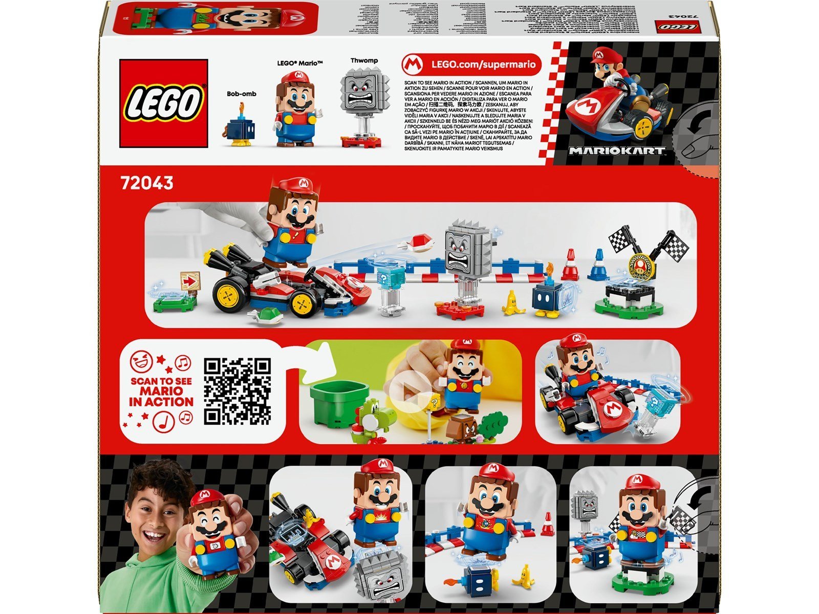 LEGO Super Mario 72043 Mario Kart™ – Interaktiver ® Mario™ & Standard-Kart