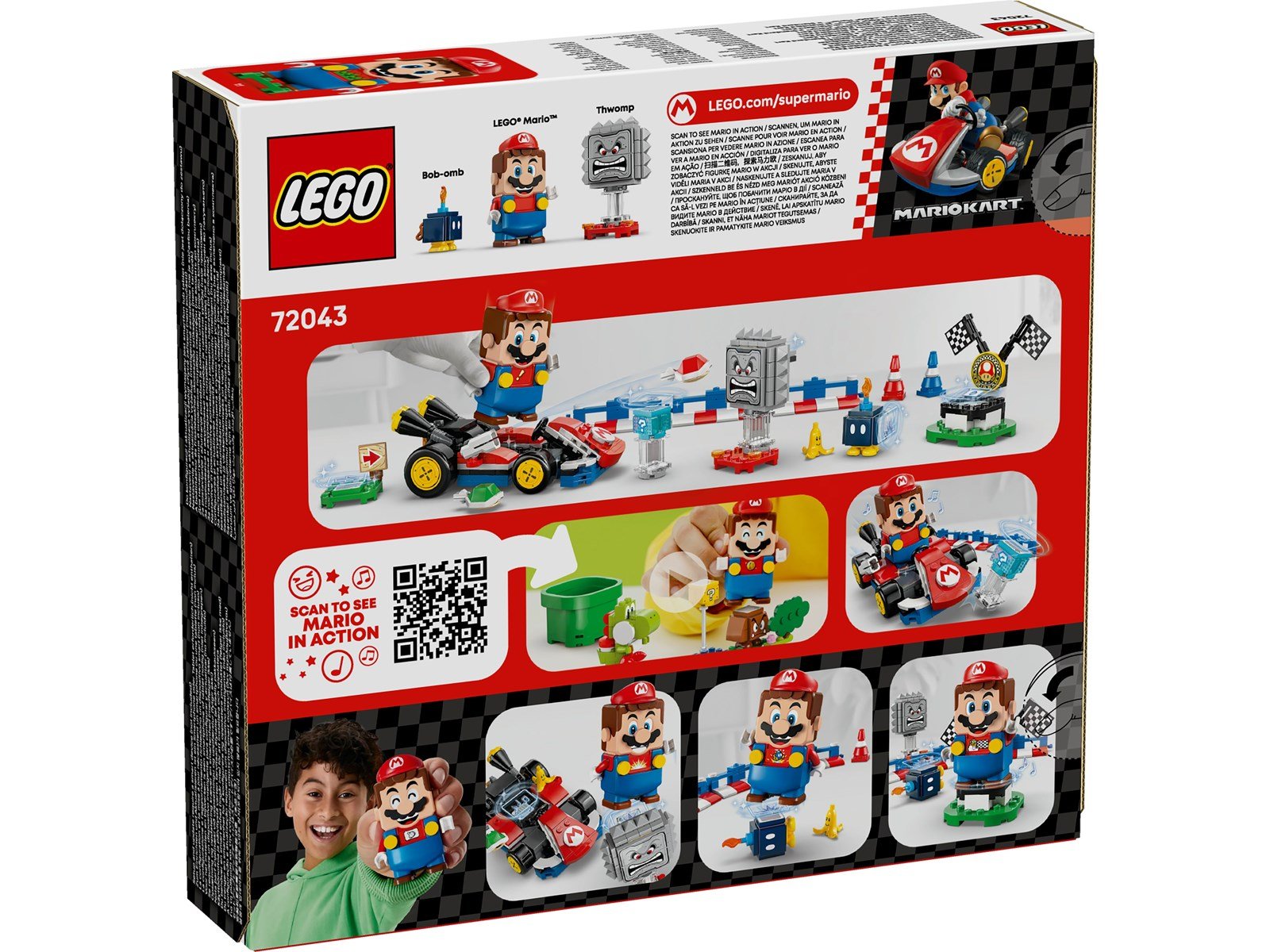 LEGO Super Mario 72043 Mario Kart™ – Interaktiver ® Mario™ & Standard-Kart